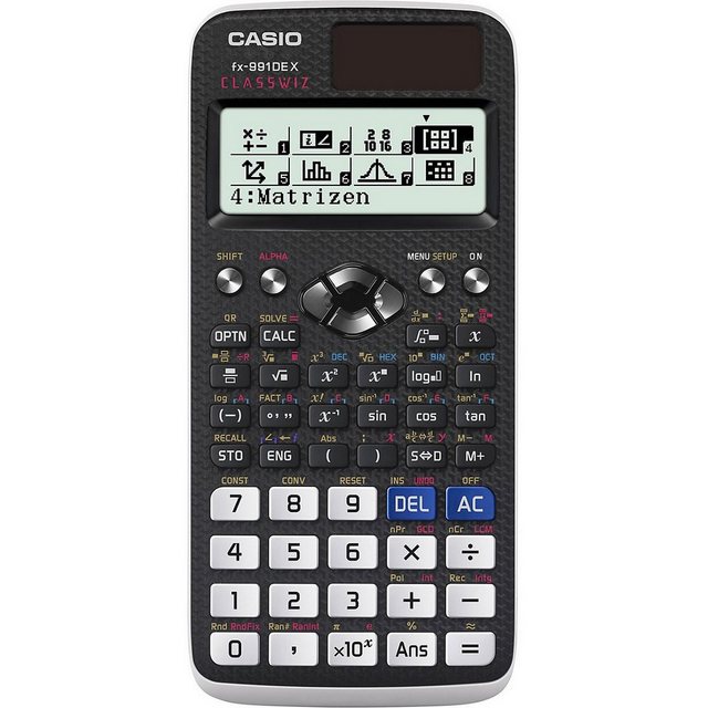 CASIO Taschenrechner »Schulrechner Casio FX-991DE X, Solarbetrieb«