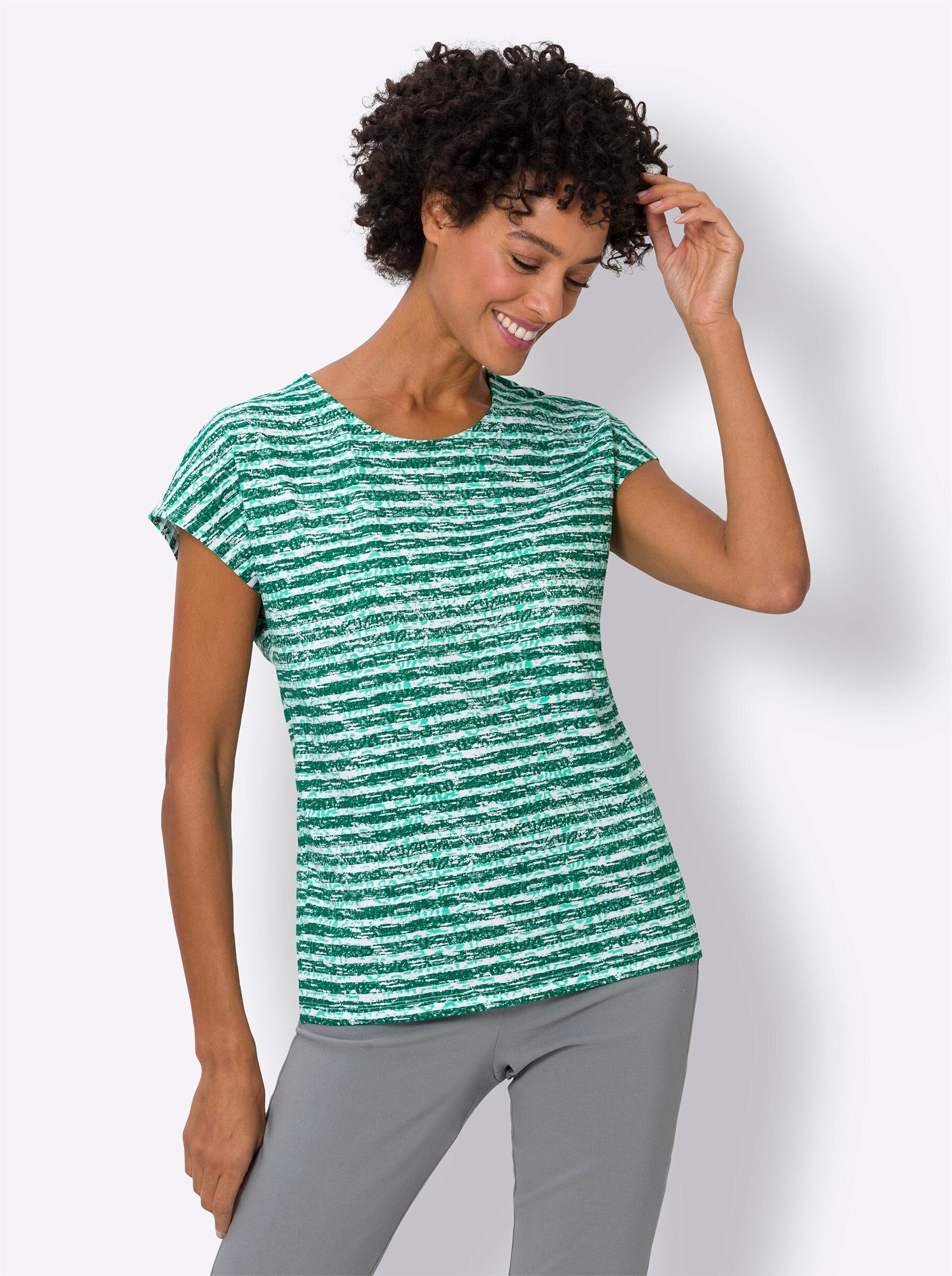 Sieh an! T-Shirt Kurzarm-Shirt Extra kurz günstig online kaufen