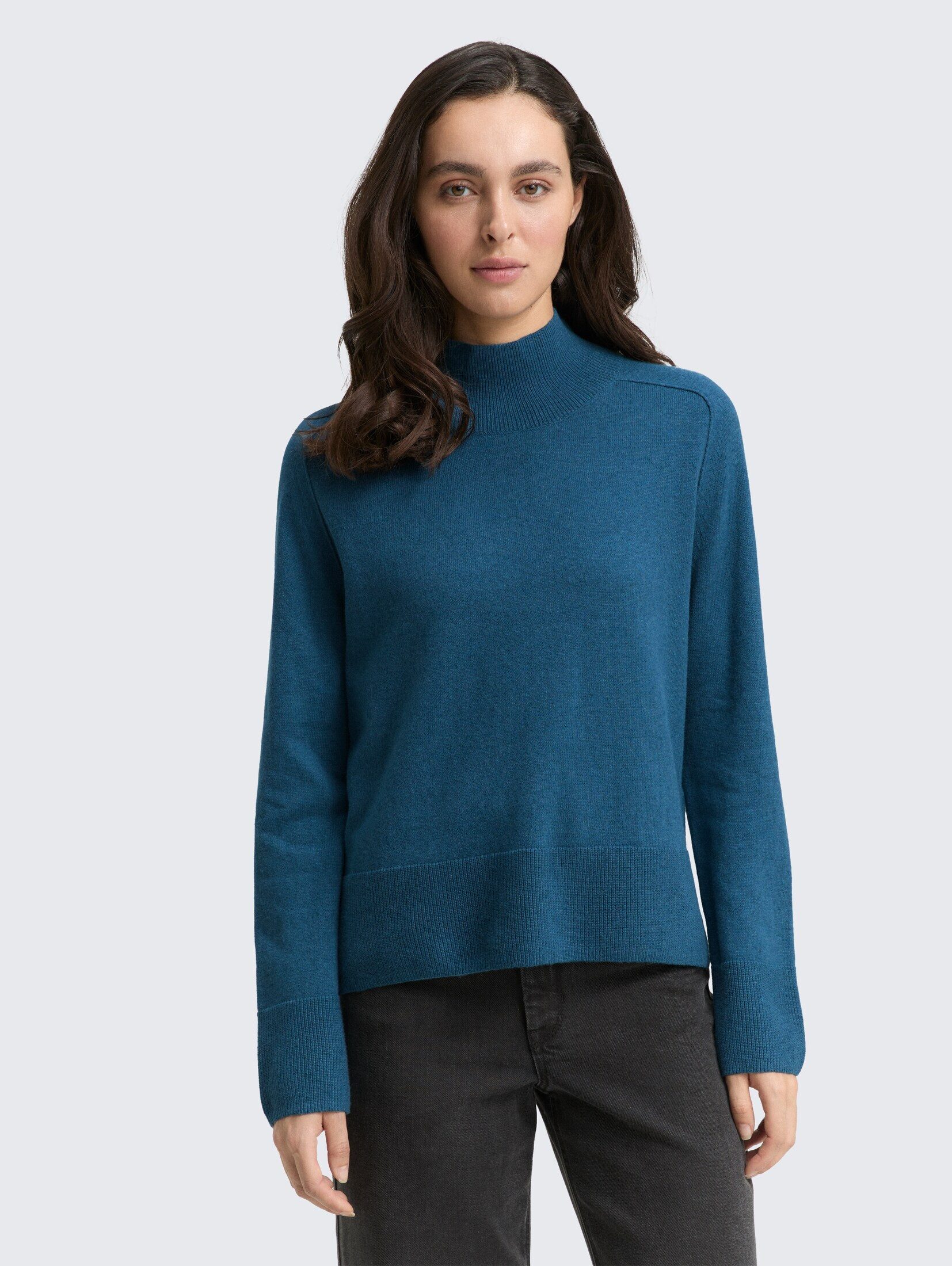 TOM TAILOR Strickpullover Strickpullover mit Kaschmir-Anteil günstig online kaufen