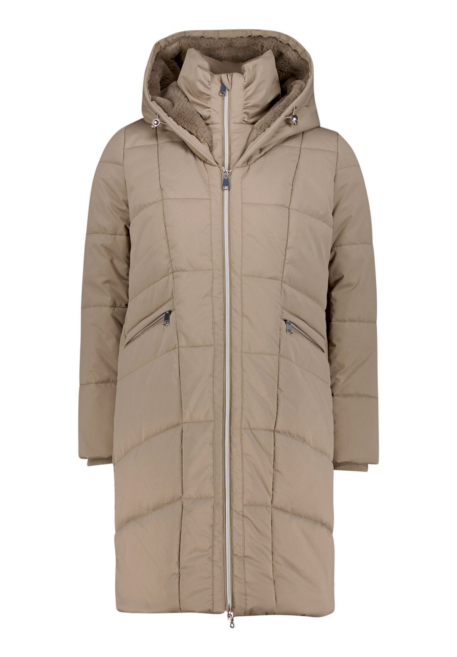 Cartoon Steppjacke Damen mit Kapuze
