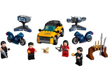 LEGO® Konstruktionsspielsteine LEGO® Super Heroes - Shang Chi - Flucht vor den zehn Ringen, (321 St)