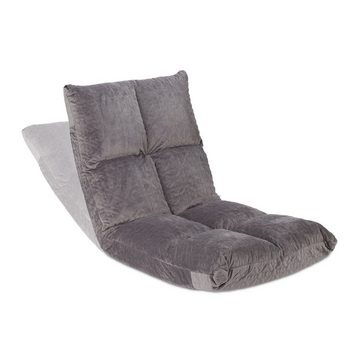 relaxdays Stuhlkissen Bodenstuhl mit verstellbarer Rückenlehne
