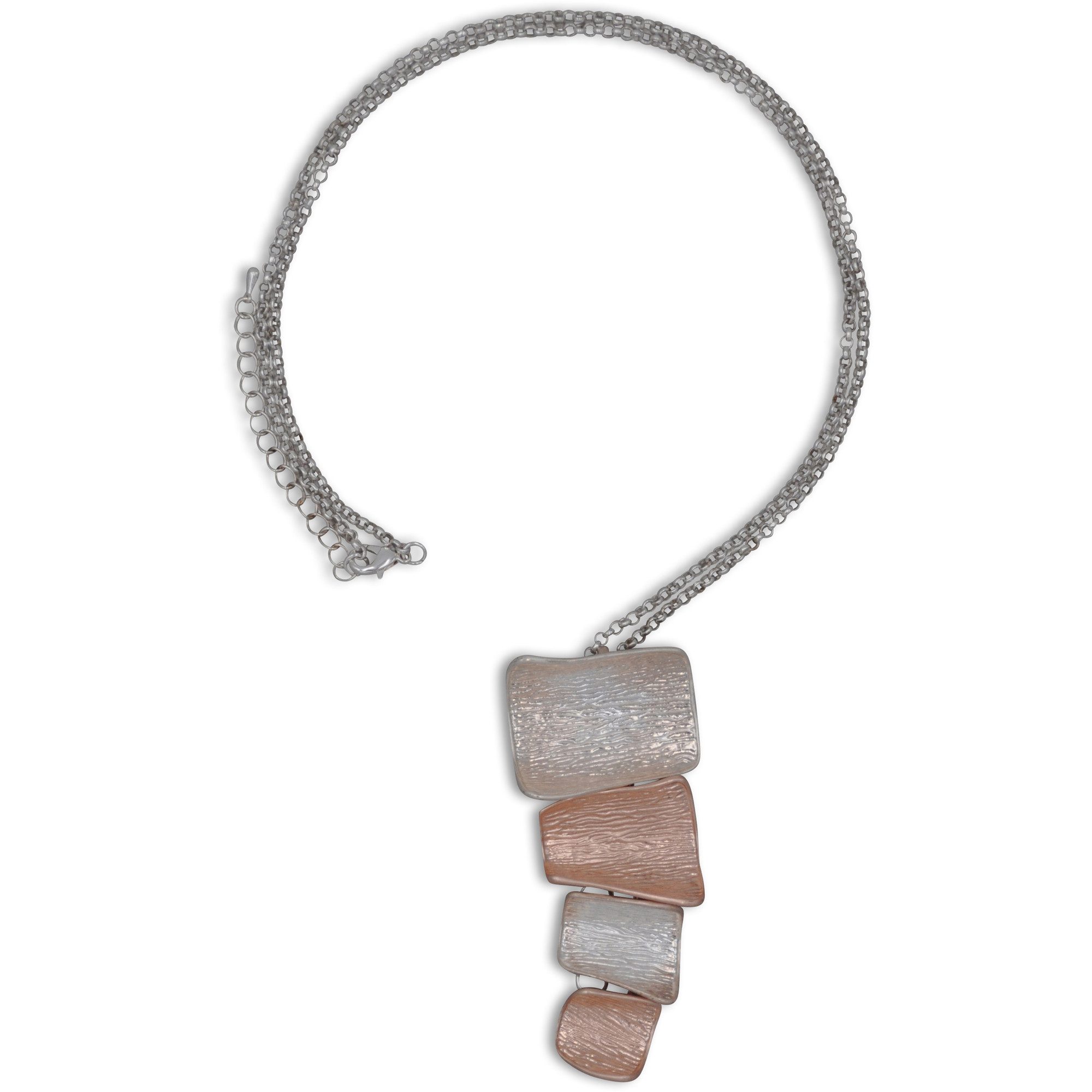 Steuer Kette mit Anhänger Moderner Metallanhänger an Longkette günstig online kaufen