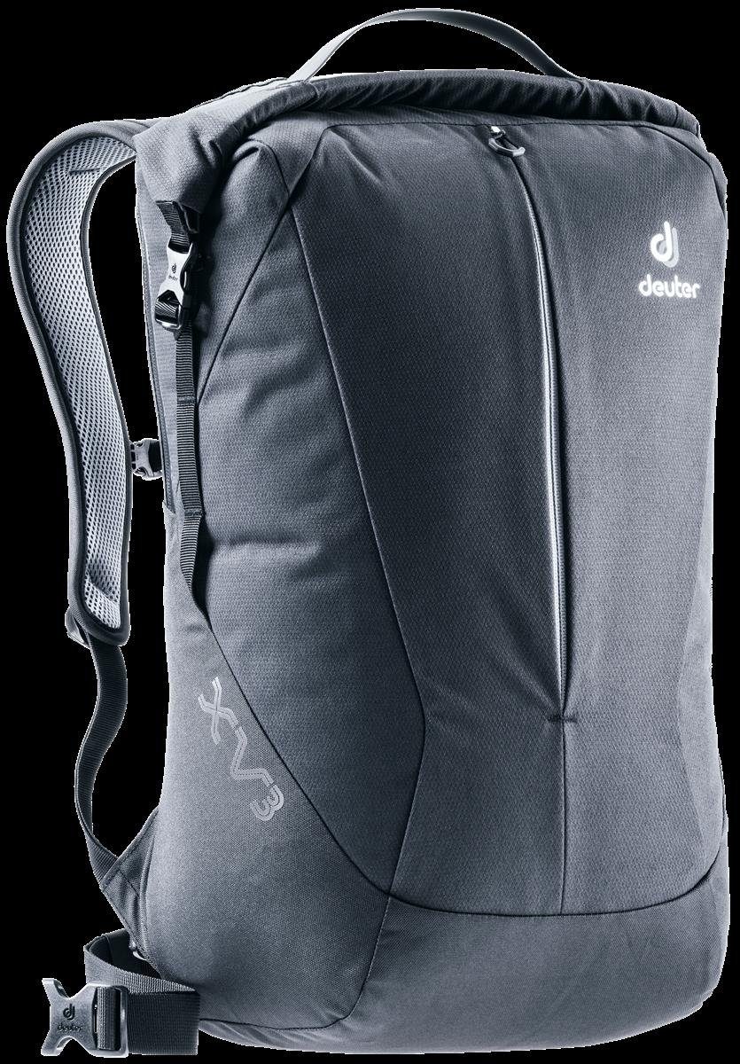 deuter Freizeitrucksack Freizeitrucksack Wanderrucksack Tagesrucksack XV 3 black, Schwarz