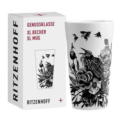 Ritzenhoff Becher Genussklasse Kaffeebecher XL 525 ml, Porzellan
