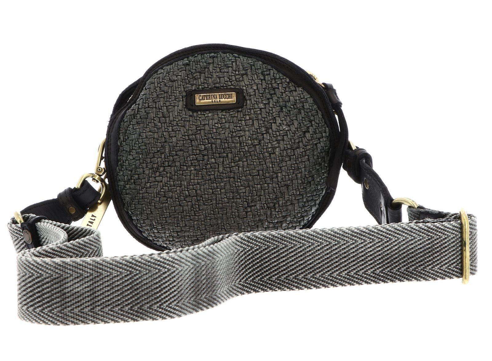 Caterina Lucchi Umhängetasche Elettra Round Crossbody Bag, aus echtem Kalbsleder