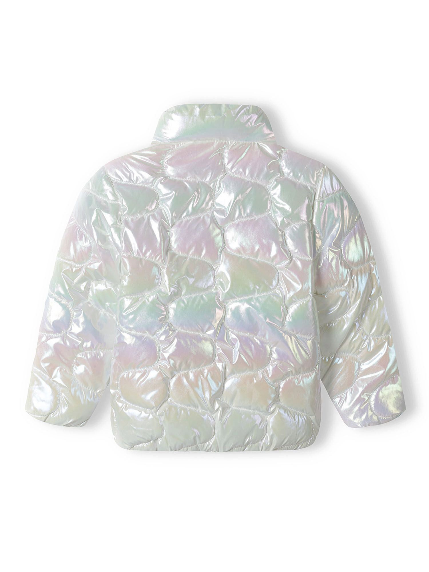 MINOTI Steppjacke für Mädchen mit Stehkragen Perlmutt-Schimmer – Bild 3 von 5