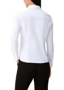 Comma Langarmbluse Bluse aus Baumwollstretch