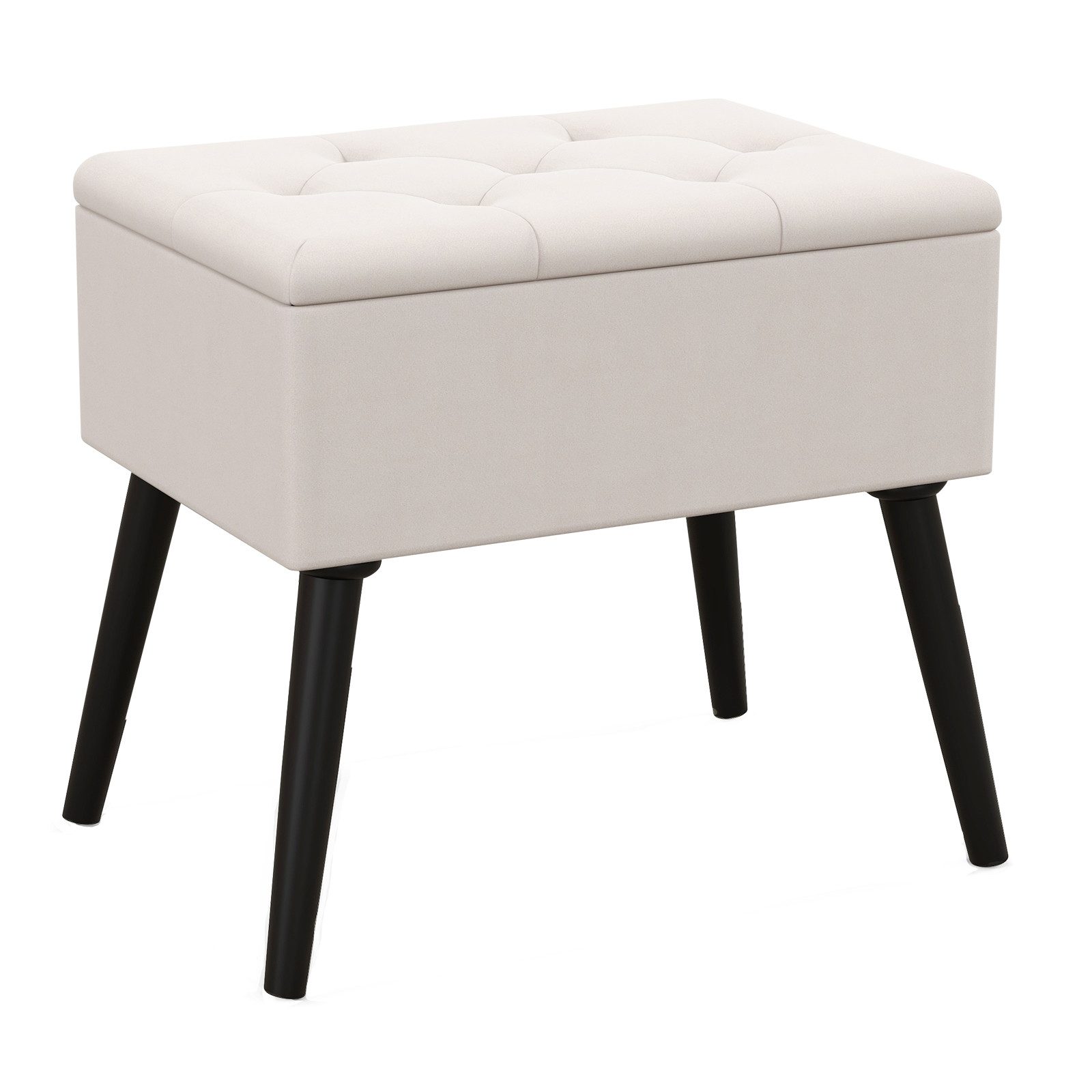 COSTWAY Truhenbank, Schminkhocker gepolstert mit Stauraum, Holz günstig online kaufen