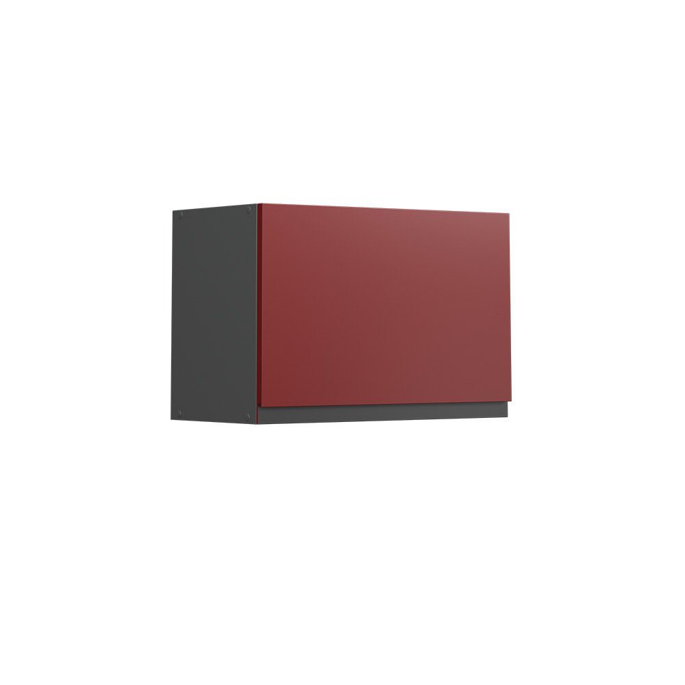 Vicco Hängeschrank Küchenschrank J-Shape 60 cm Anthrazit/Rot Anthrazit-Rot