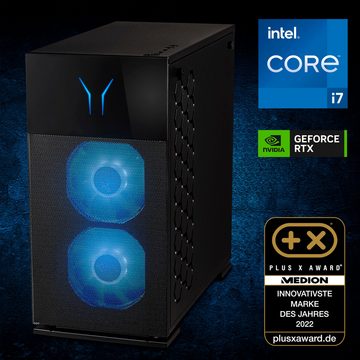 ERAZER ERAZER Hunter X30 Gaming-PC (Intel Core i7 14700F, Nvidia GeForce RTX 4060 Ti, 32 GB RAM, 1000 GB SSD, MD34700)