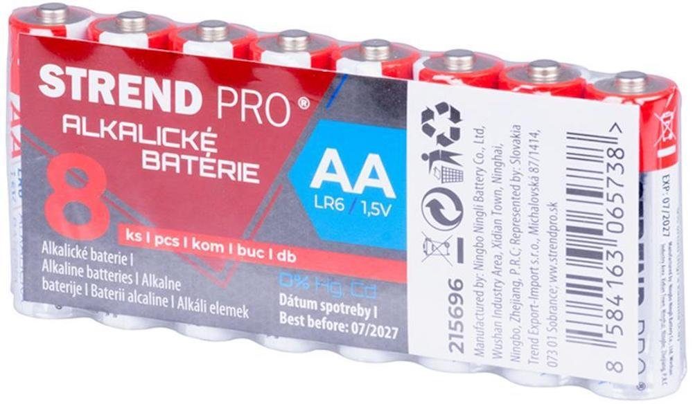 PROREGAL® Elektrowerkzeug-Set Batterien, LR6, 8 Stück, AA