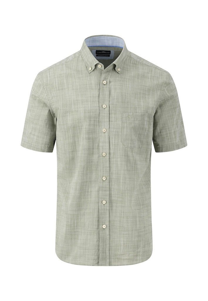 Businesshemd Fynch-Hatton / He.Hemd kurzarm / Summer Slub Solids, B.D., 1/2