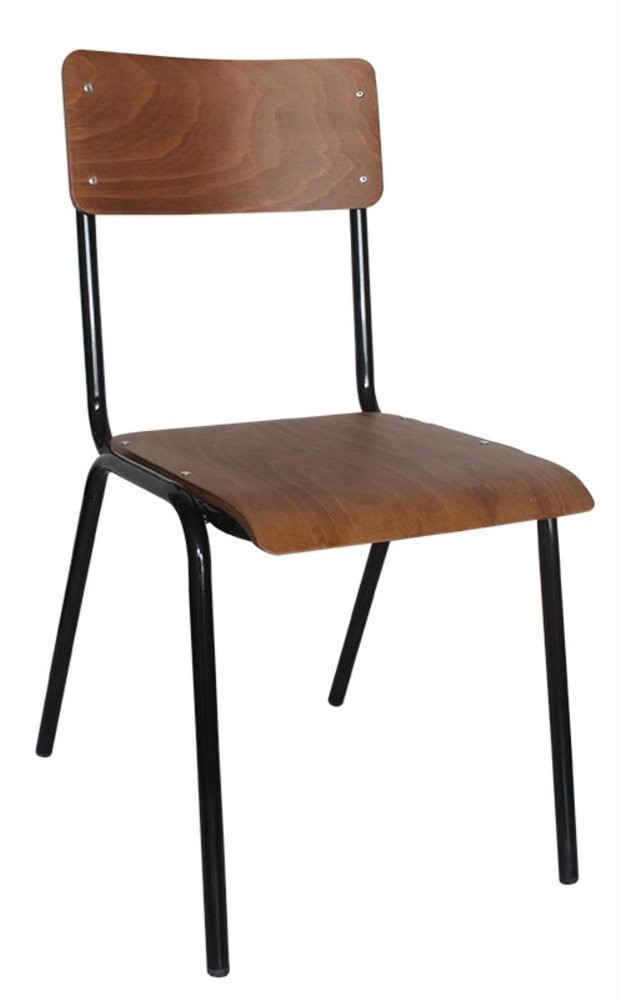 Ib Laursen Stuhl Holz und Metall
