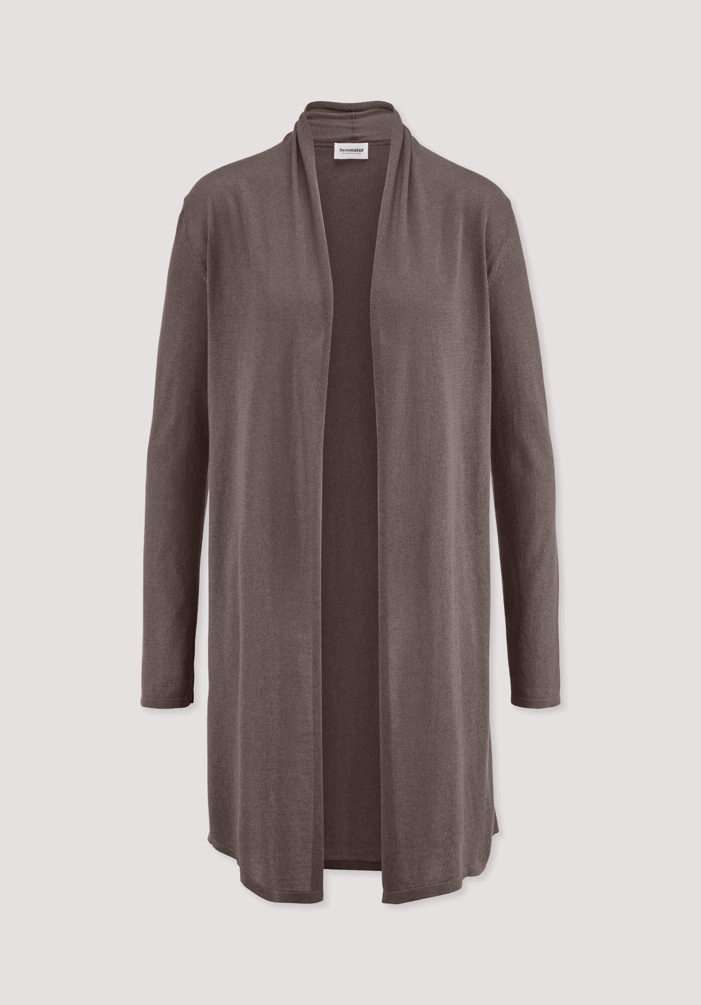 Hessnatur Strickjacke aus TENCEL™ Lyocell und Bio-Baumwolle (1-tlg)