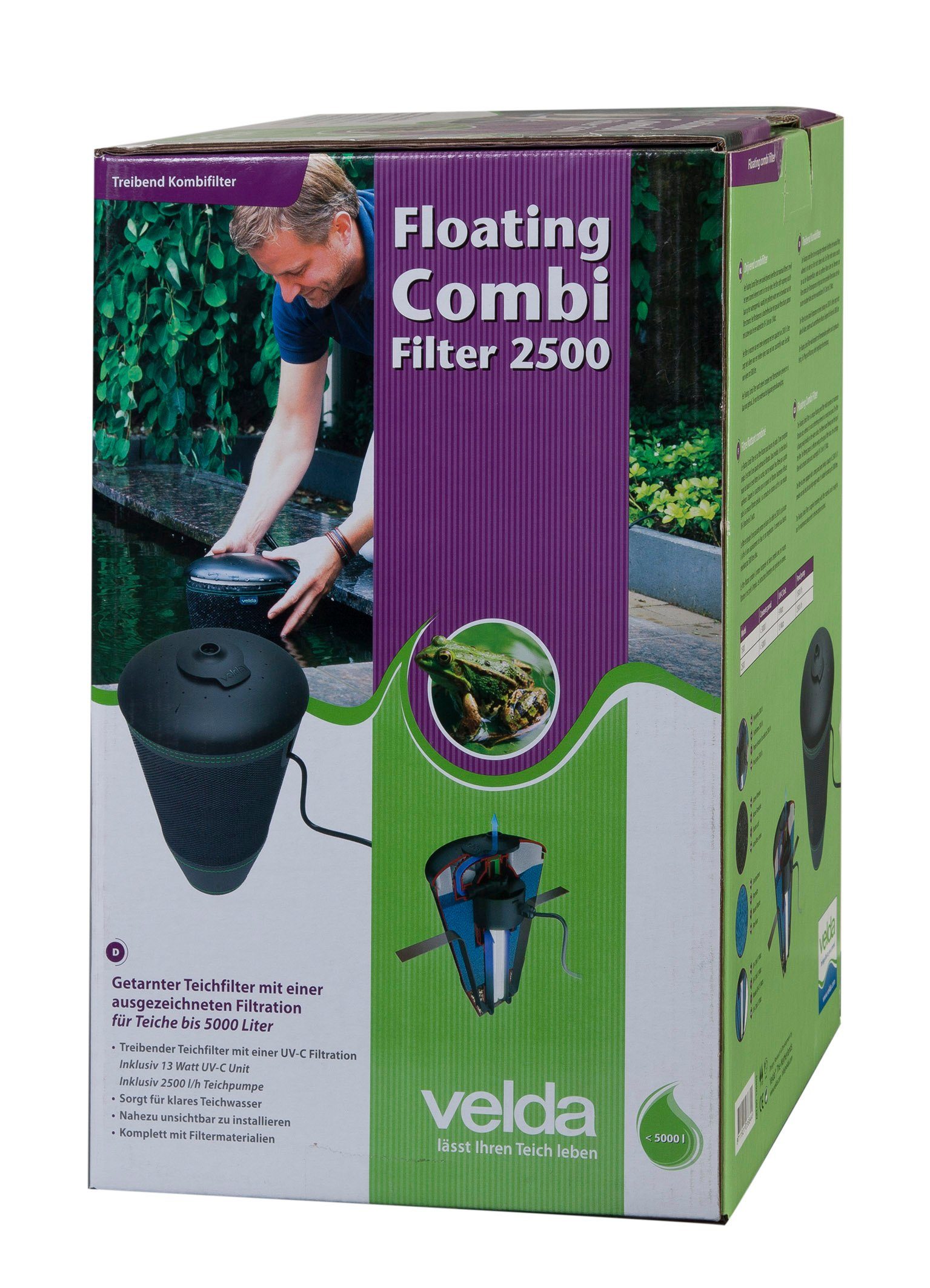 Velda Teichfilter Velda Teichfilter Floating Combi Filter 2500