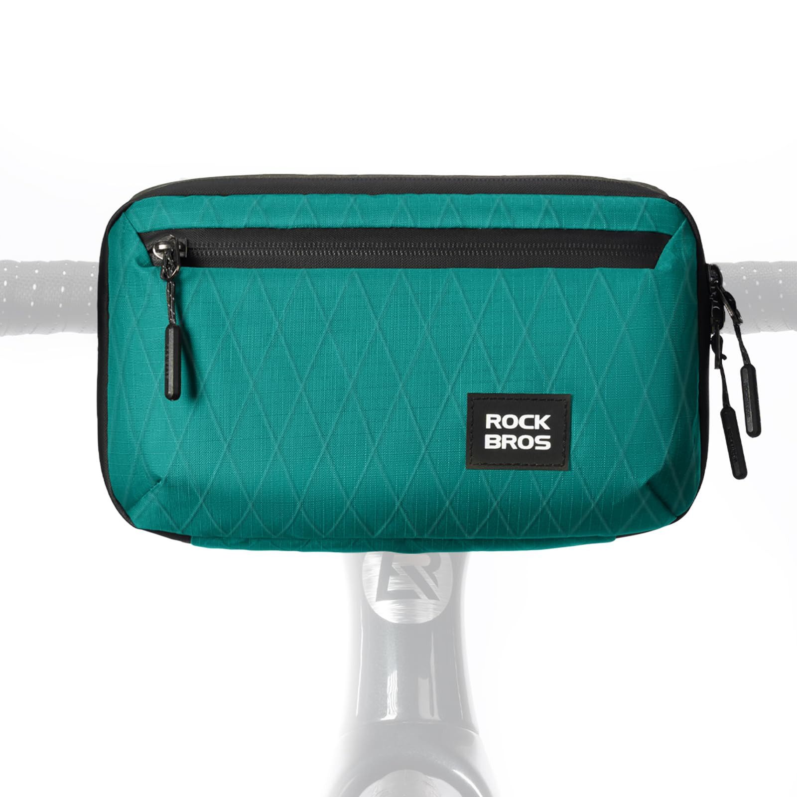 ROCKBROS Fahrradtasche Fahrradtasche Vorne Lenker mit Schultergurt (2,1L Kapazität), für Klapprad, Rennrad, MTB, Gravel Bike e Scooter