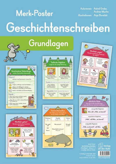 Verlag an der Ruhr Poster Merk-Poster: Geschichtenschreiben - Grundlagen