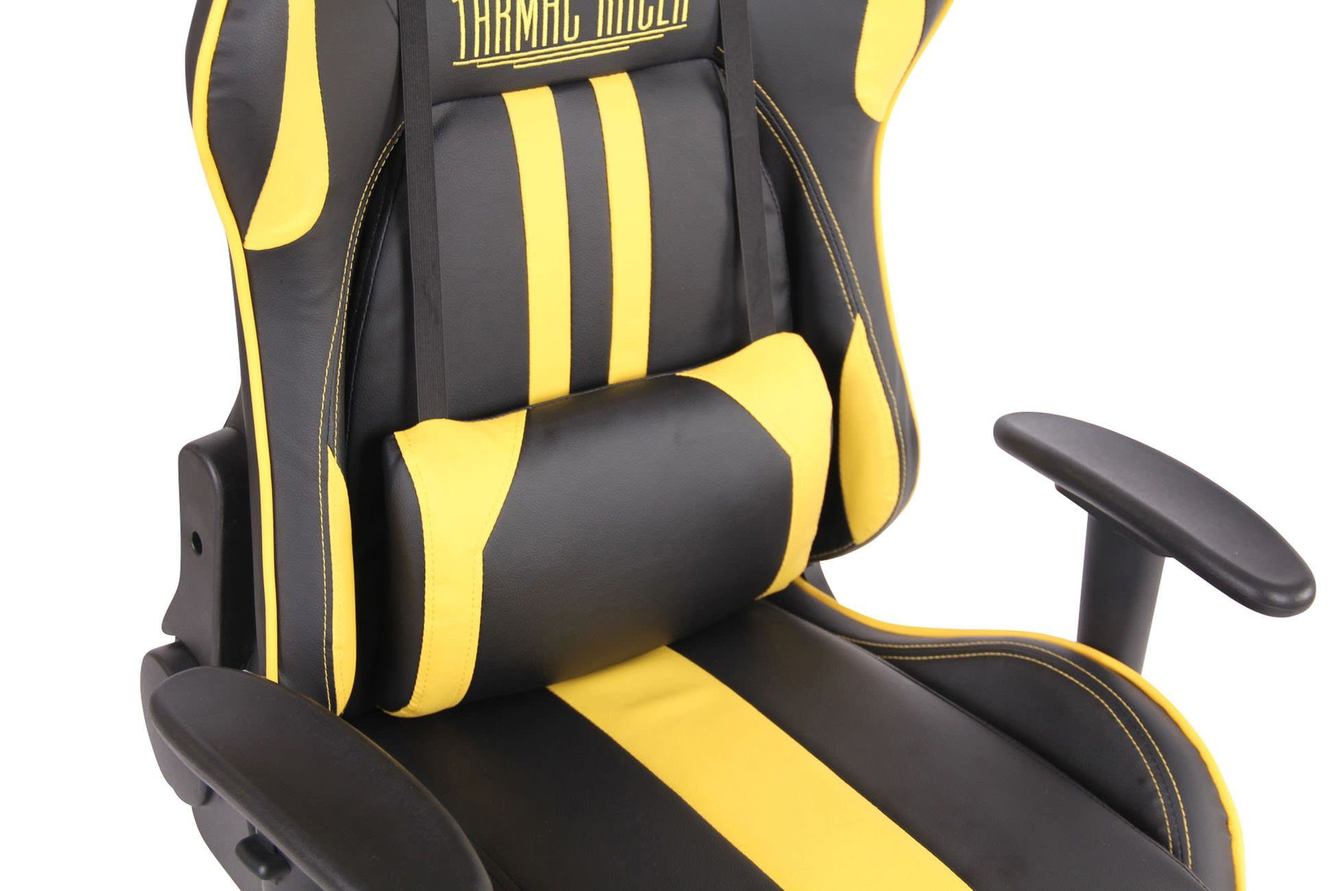 mit Chair Massagefunktion CLP XM schwarz/gelb Limit Kunstleder, Gaming