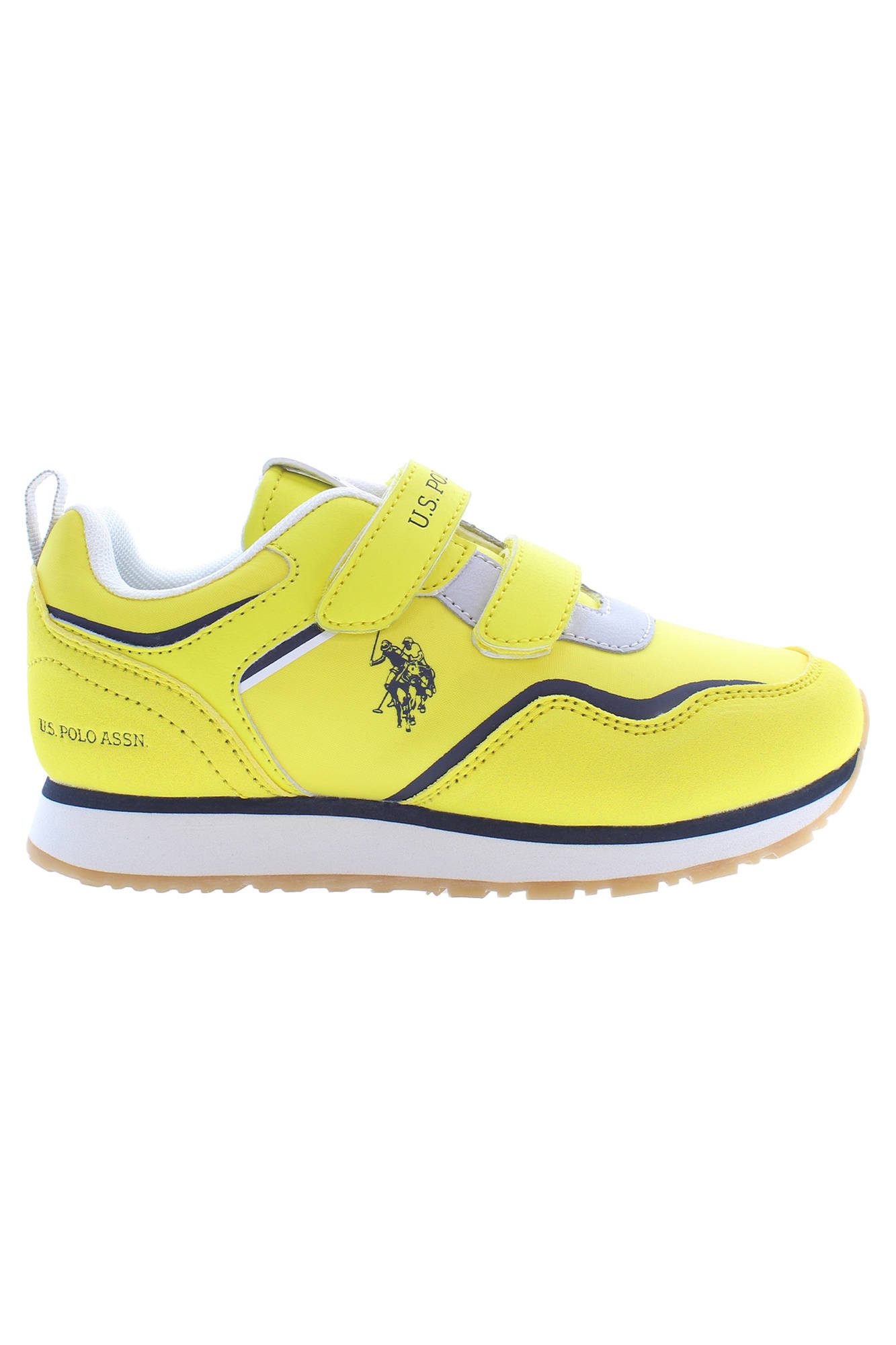 U.S. Polo Sneaker Bester Preis: Gelber Kindersportschuh mit