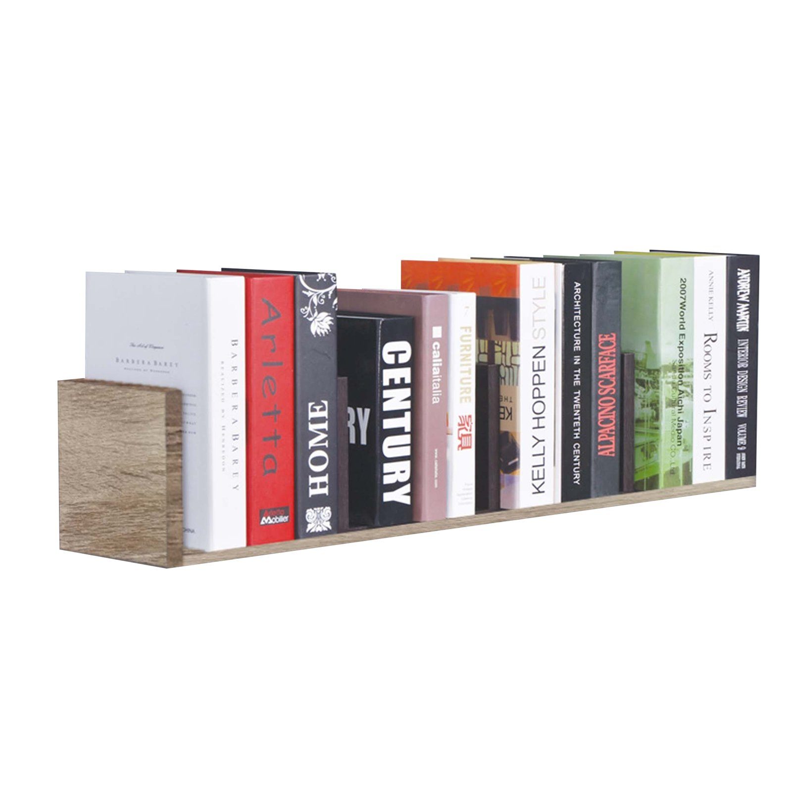 HTI-Living Wandregal Wandregal mit Buchstütze Altona Sonoma, Stück 1-tlg., günstig online kaufen