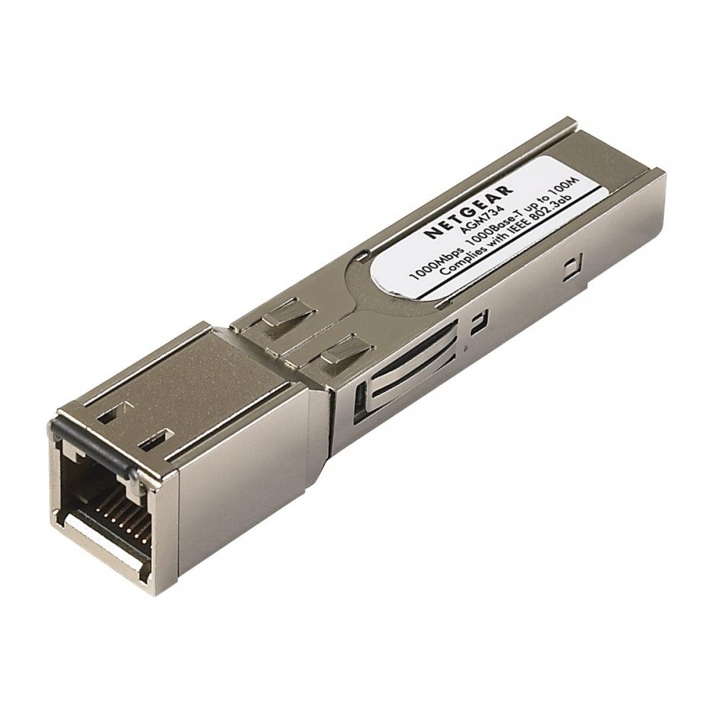 NETGEAR NetGear ProSafe SFP-Transceiver für Netzwerkgeräte. Adapter SFP zu SFP-Transceiver, Kompatibel mit Netgear Switches