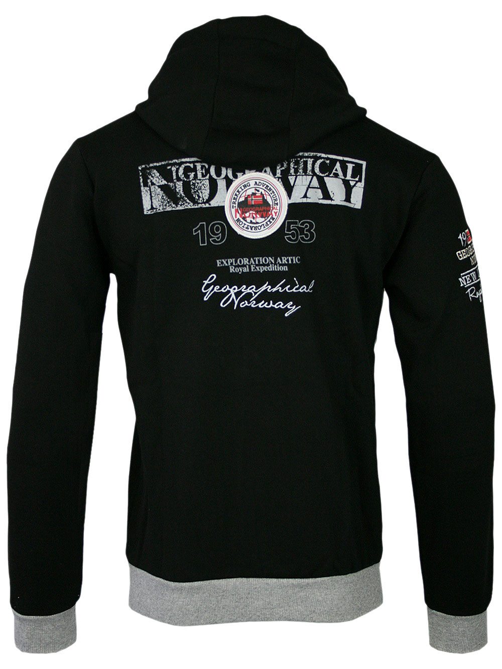 Geographical Norway Hoodie Jacke Kapuzenpullover Sweater Damen Herren Pullover -PREMIUM EDITION- CASUAL & MODERN - PREMIUM KOMFORT - NACHHALTIG - UNISEX – Bild 5 von 5
