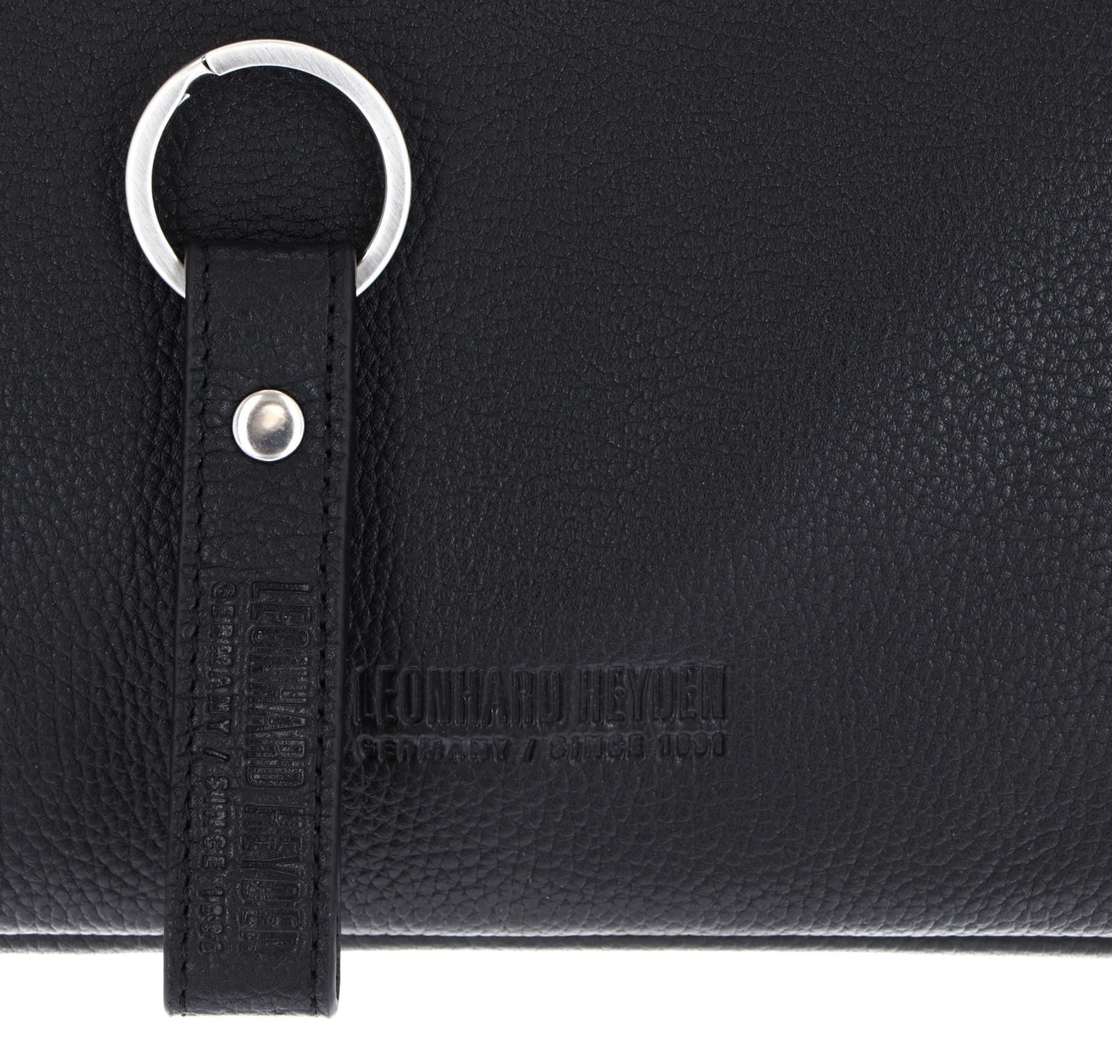 Leonhard Heyden Henkeltasche Zipped Briefcase 2 Compartments (Set, 2-tlg), aus echtem Leder
