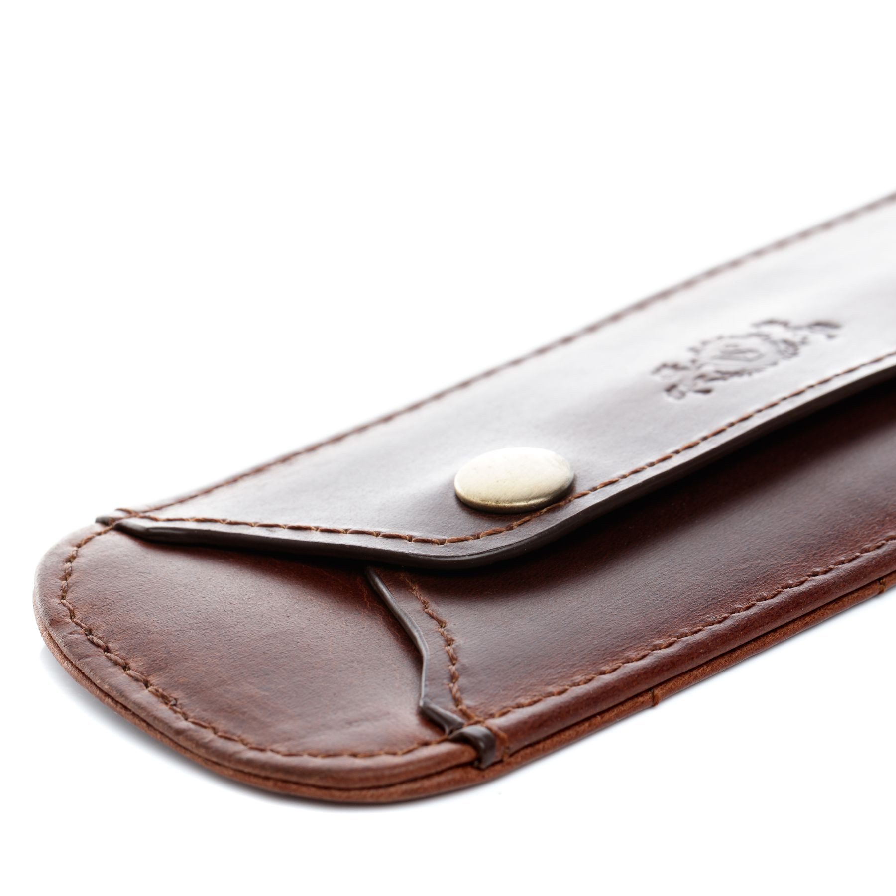 SID & VAIN Bauchtasche »JEFFY«, Schulterpolster für Reisetasche echt Leder Unisex, Schultergurt braun