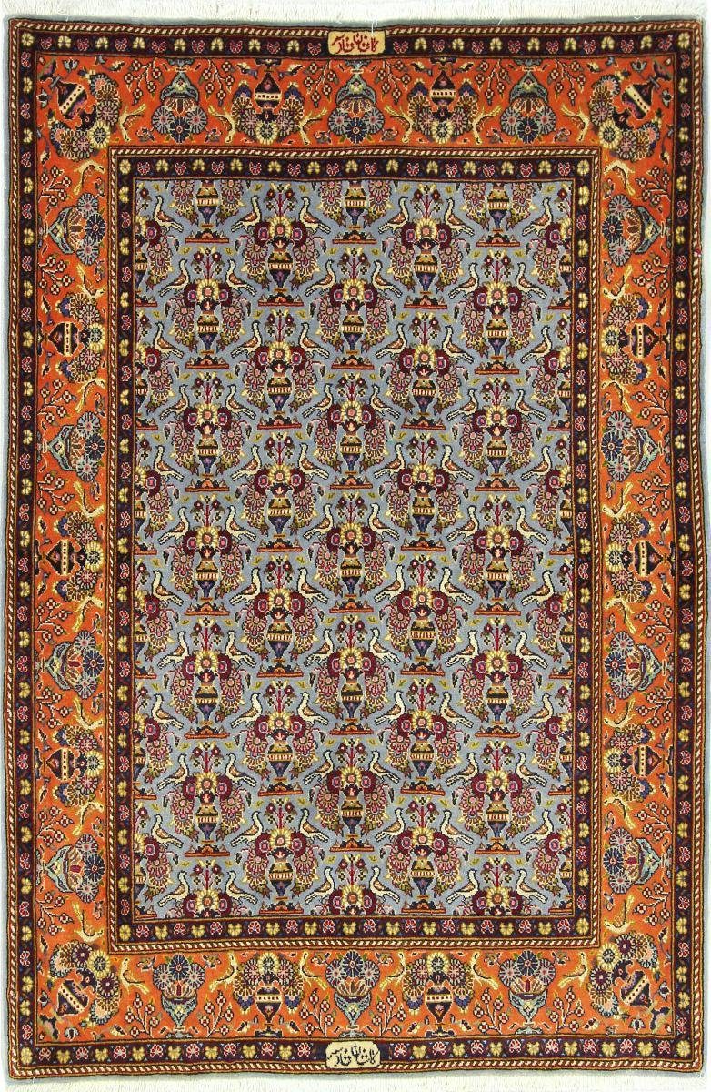 Orientteppich Keshan Shadsar 112x168 Handgeknüpfter Orientteppich / Perserteppich, Nain Trading, rechteckig, Höhe: 12 mm