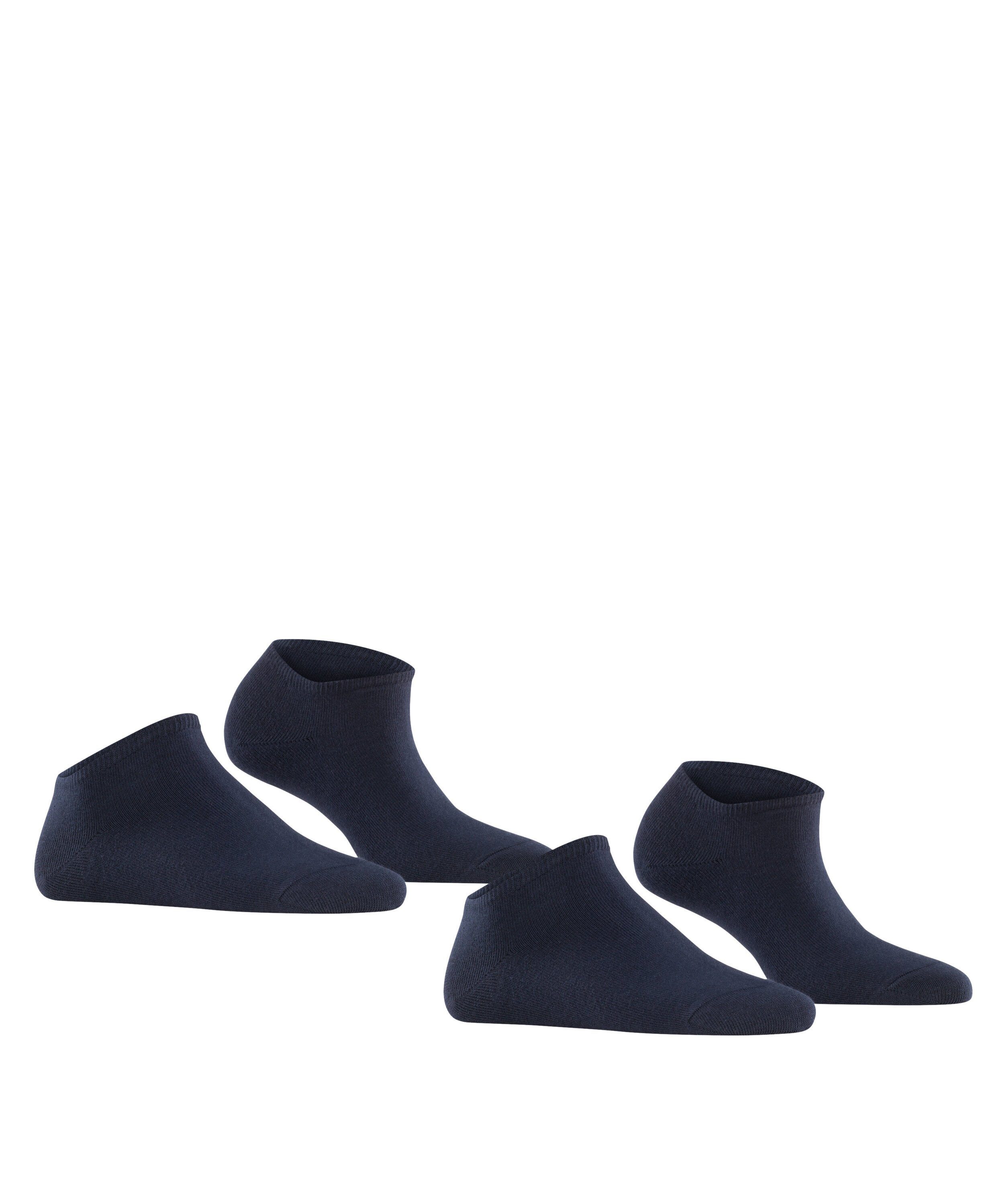 (2-Paar) hohem 2-Pack (6120) Baumwollanteil Esprit marine Uni mit Sneakersocken