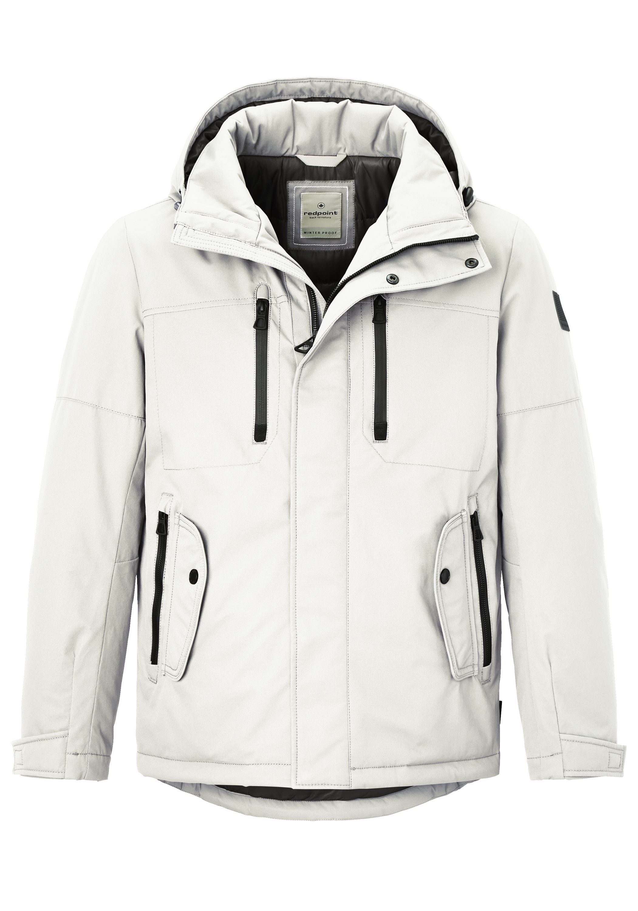 Kapuze mit wasserabweisend Elay Blouson Redpoint Winterjacke off white