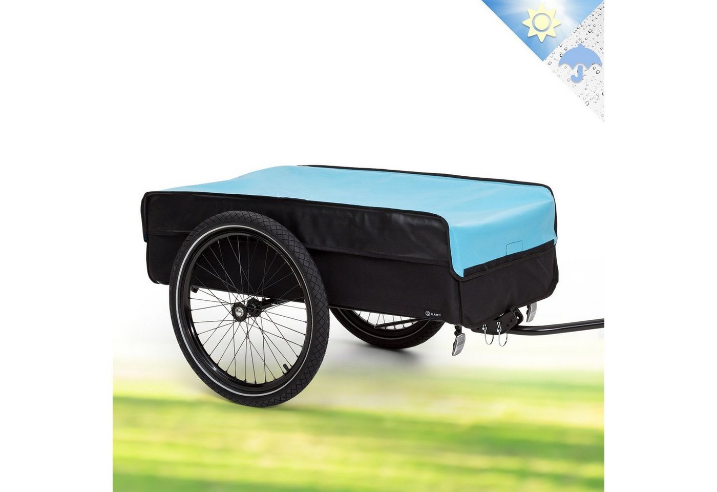 KLARFIT Fahrradkinderanhänger Companion Lastenanhänger L