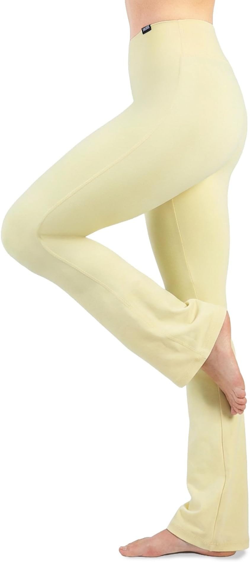 Smilodox Leggings Loreen, Flared Seamless Sportleggings, Blickdicht Slim Fit Booty Yogahose, Elastisch Fitnessleggings, Workout Gym Yoga