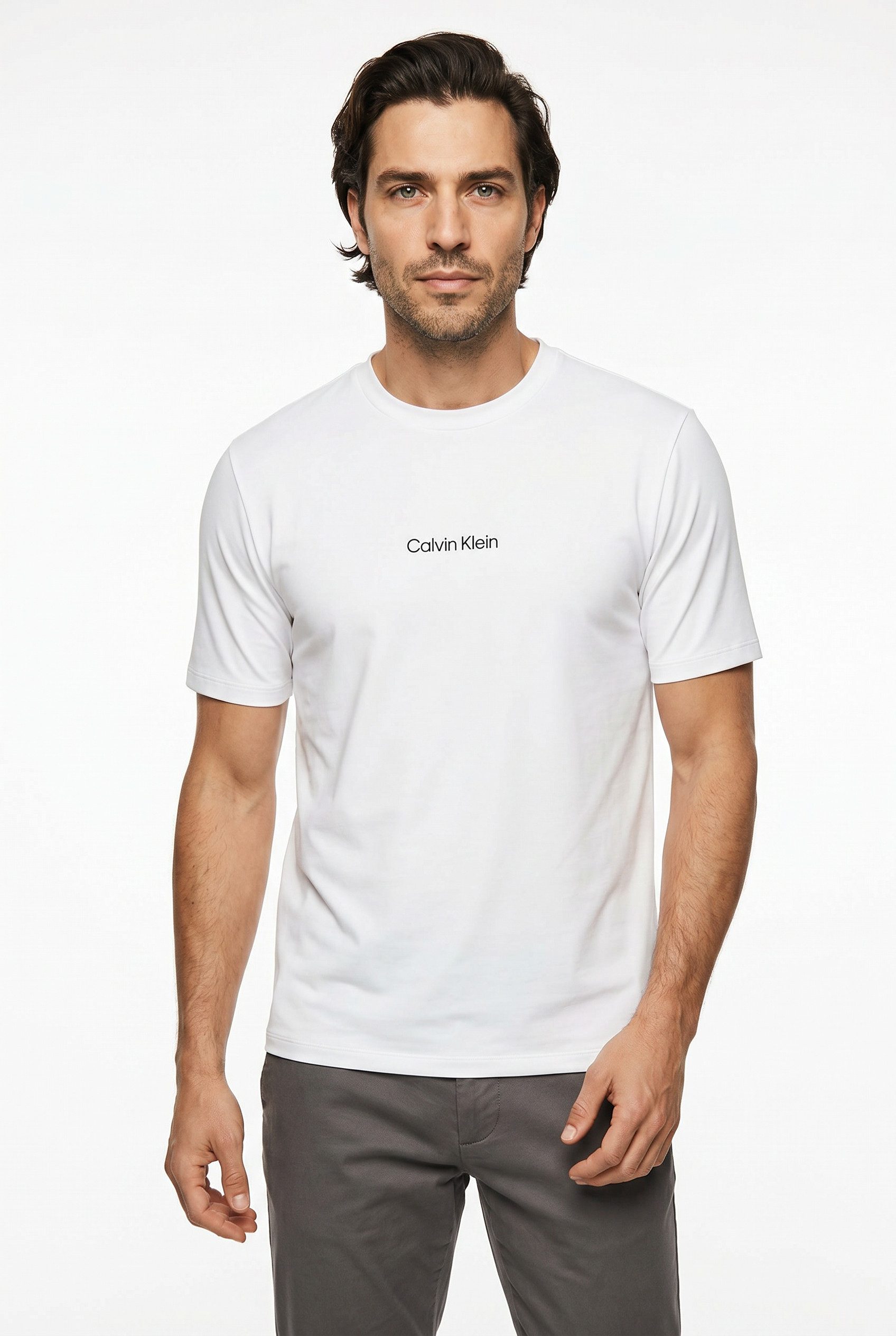 Calvin Klein Swimwear T-Shirt Regular fit mit Rundhalsausschnitt