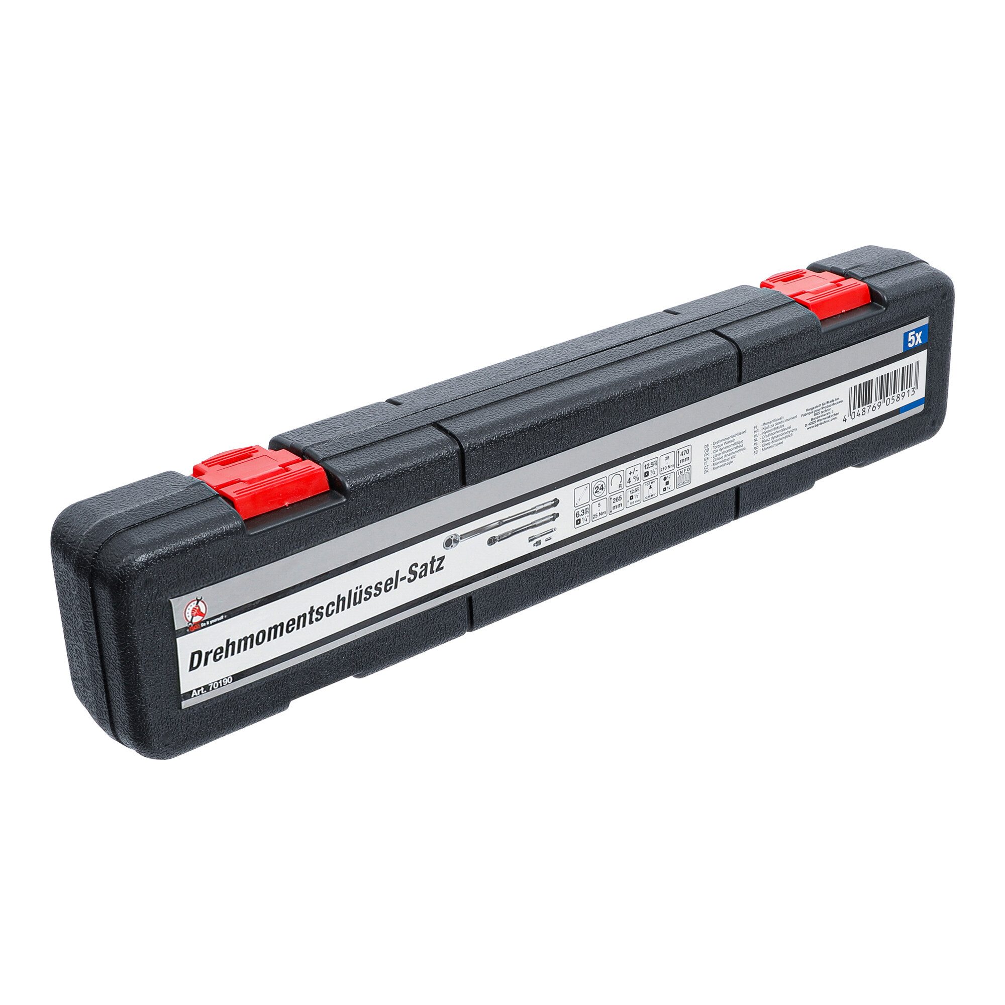 BGS Drehmomentschlüssel BGS Do it yourself Drehmomentschlüssel-Satz Abtrieb Außenvierkant 6,3