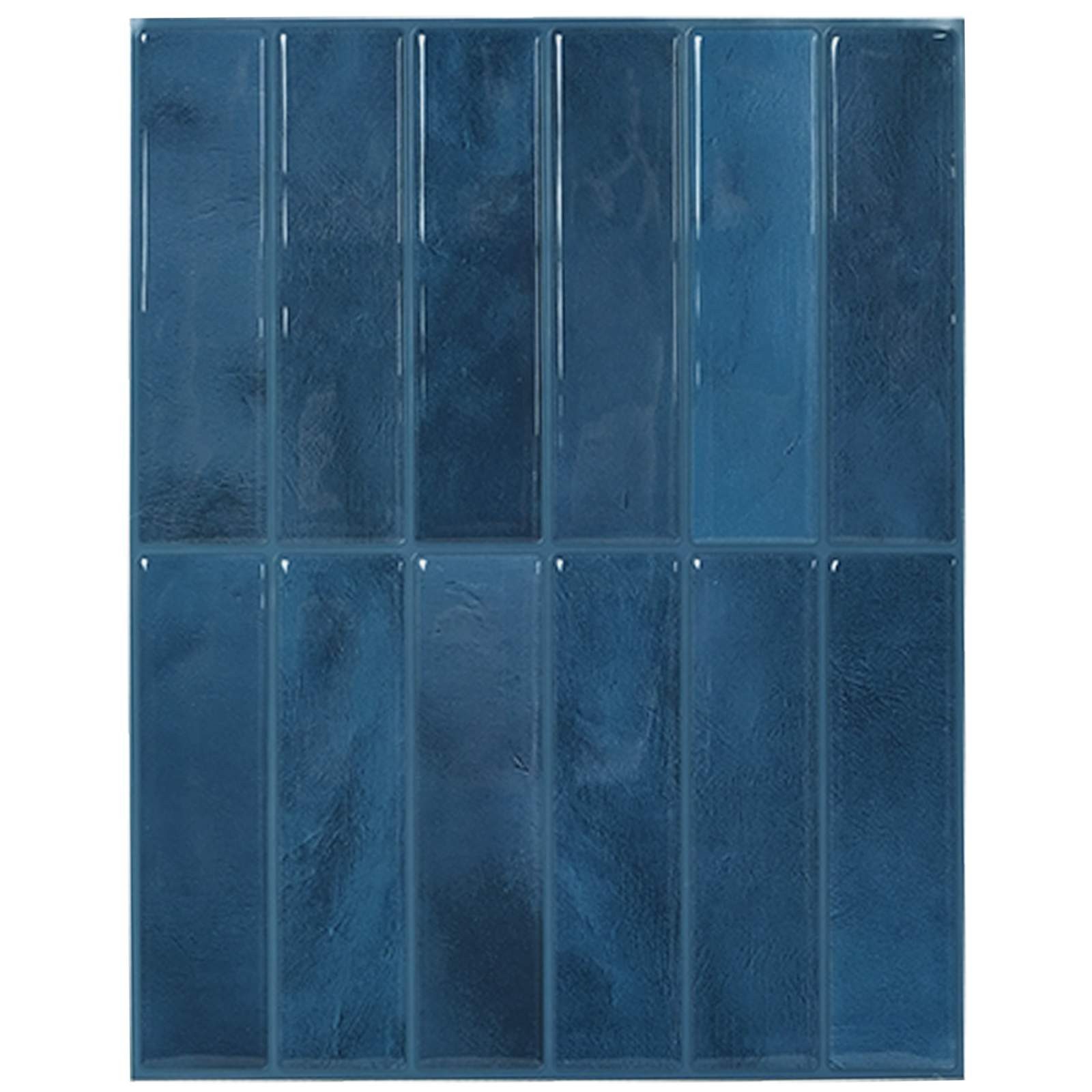 vidaXL Sticker Rechteckige Fliese 20 pcs Blau 29 x 23 x 0,08 cm, (20-tlg)