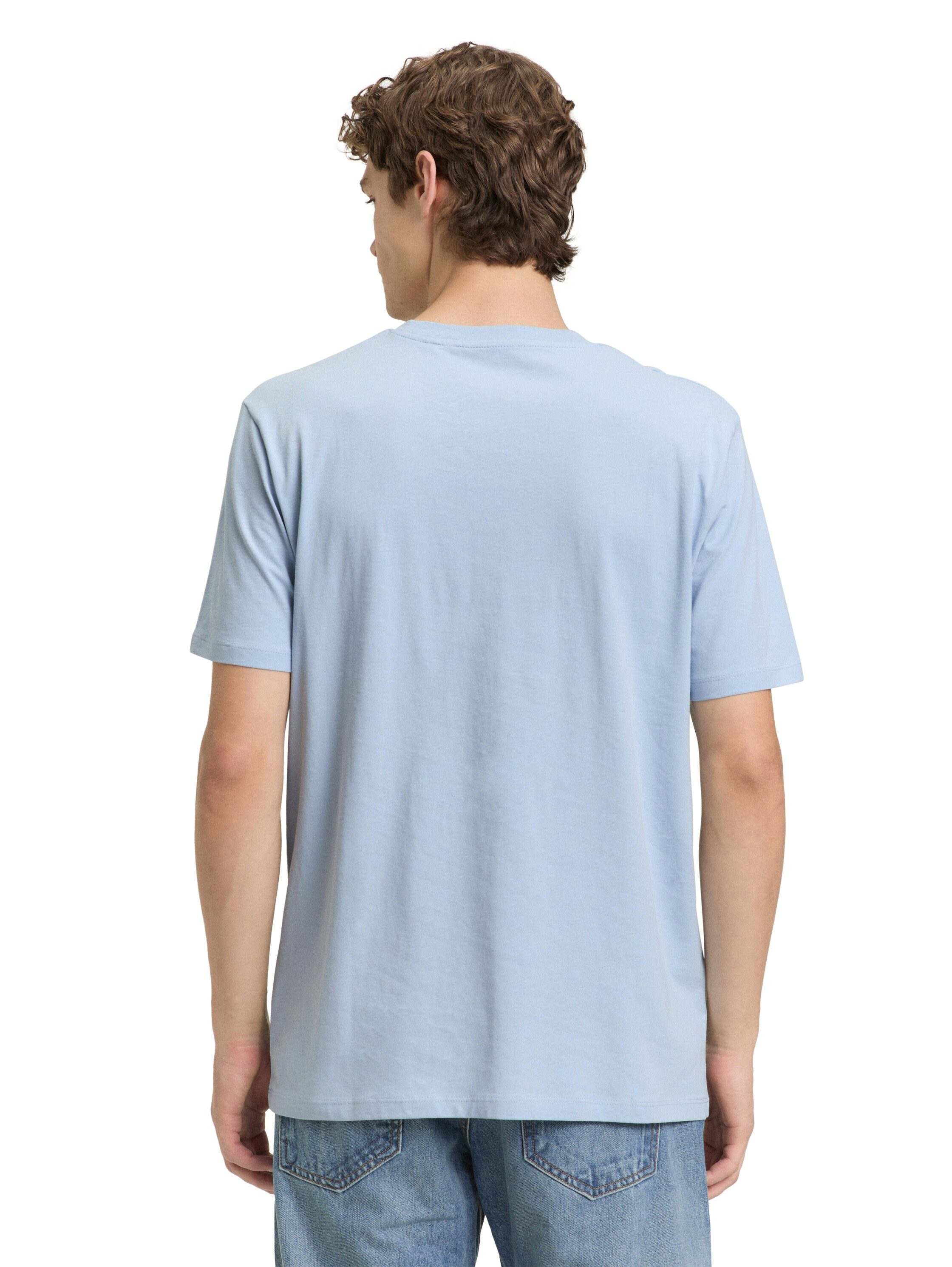 TOM TAILOR Denim Kurzarmshirt mit Logo-Print