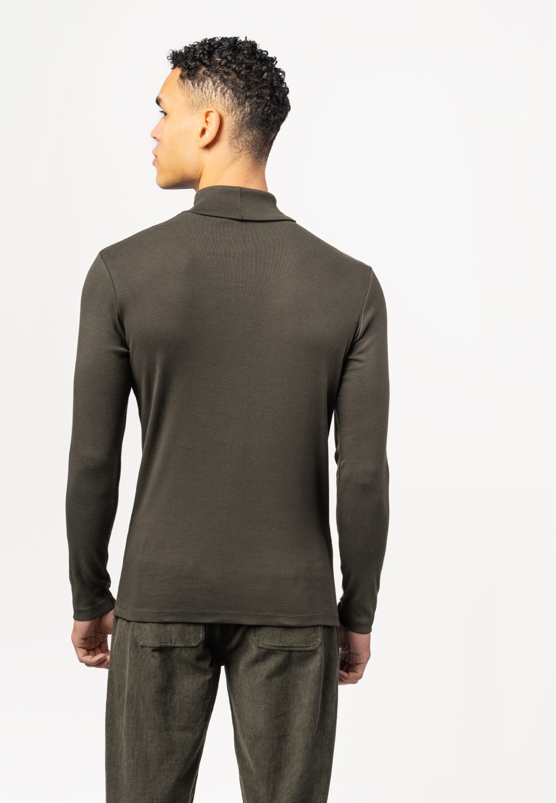 LIVING CRAFTS Rollkragenpullover HELGE GOTS zertifiziert – Bild 3 von 5