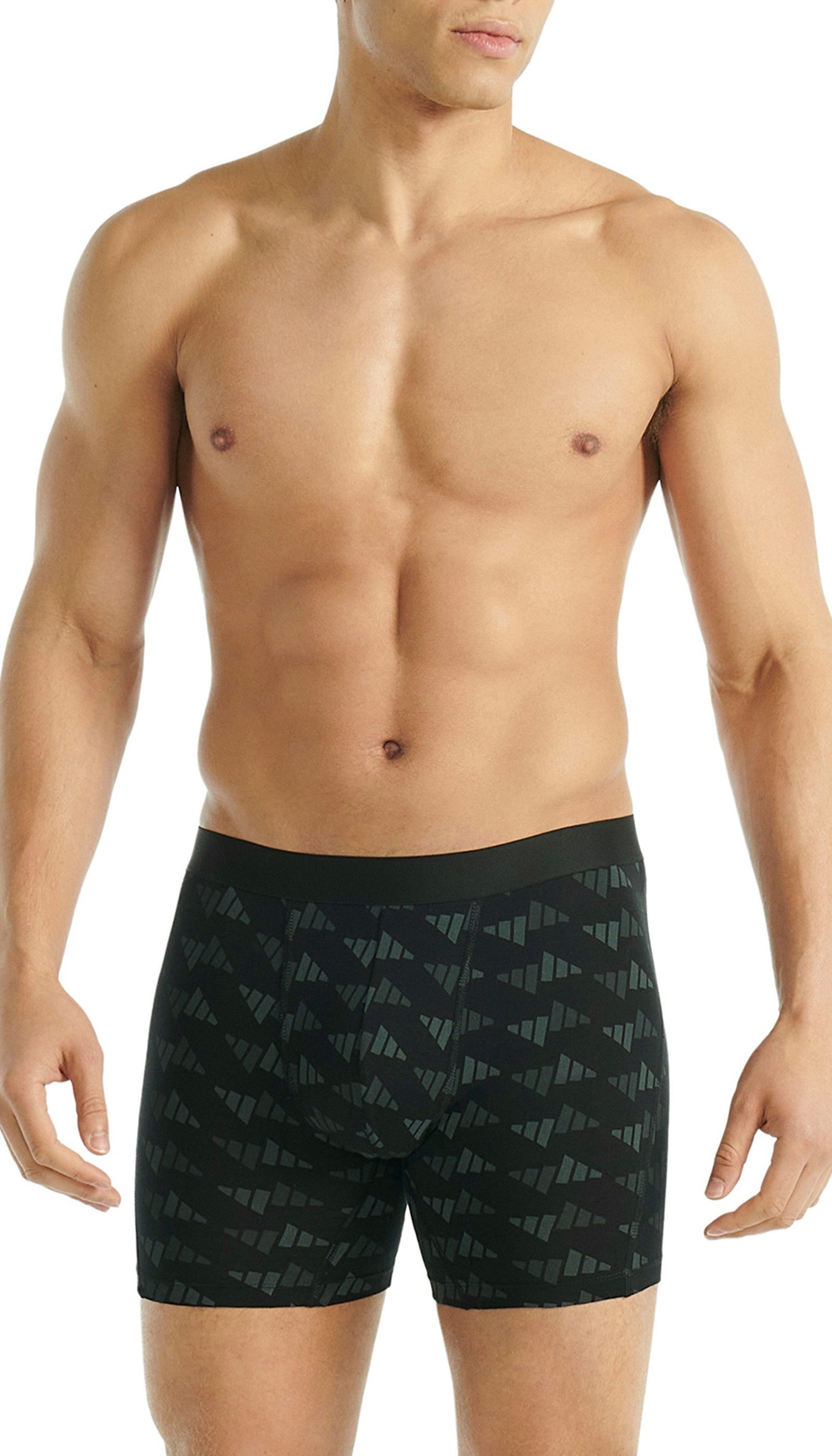 adidas Sportswear Boxer Active Flex Cotton (3er Pack) elastisch, Logo-Bund, sportlicher Look, ohne Eingriff