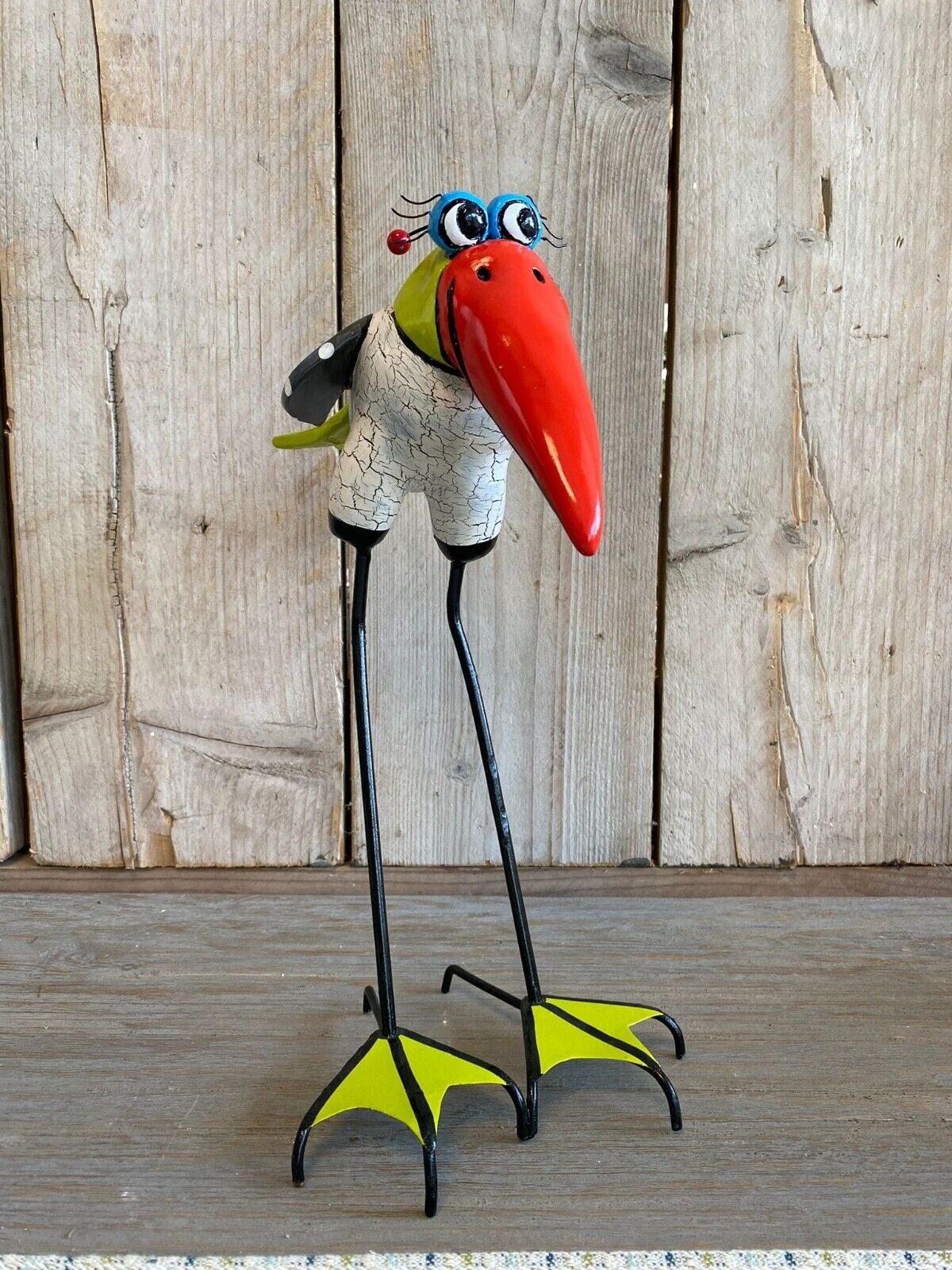 Annimuck Dekofigur Trend Art Jelly Fantail Bird Brian Unikat handbemalt Kunstobjekt 40cm (1 St)