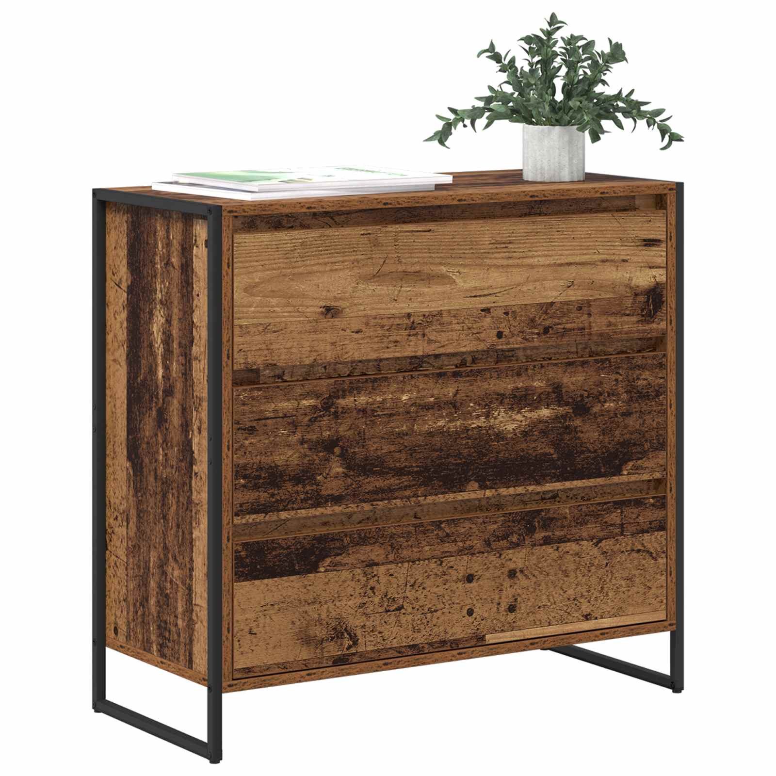 vidaXL Sideboard Sideboard Altholz 79 x 36 x 75.5 cm Holzwerkstoff (1 St)
