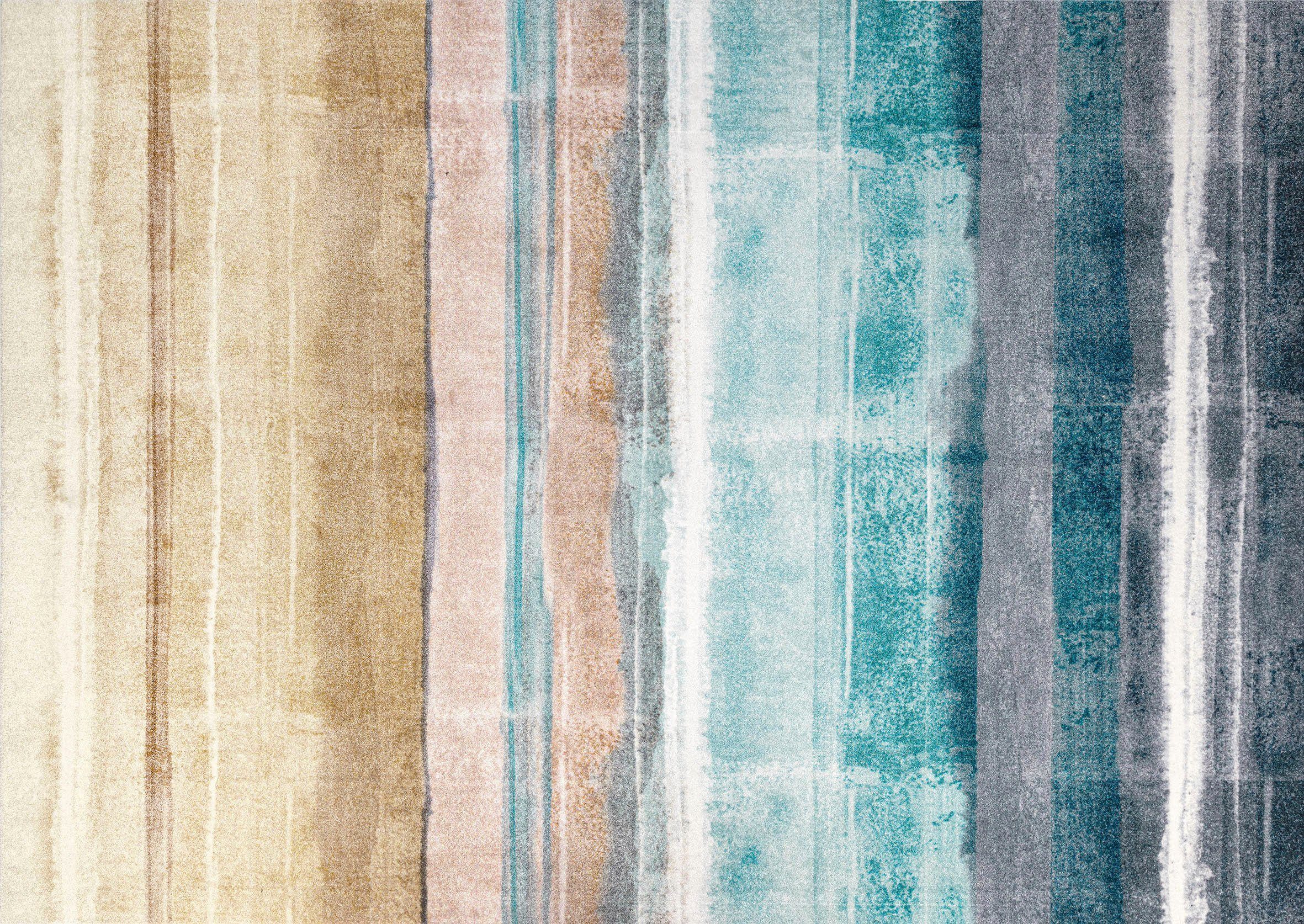 wash+dry by Kleen-Tex Teppich Frerik, rechteckig, Höhe: 9 mm, rutschhemmend, In- und Outdoor geeignet, waschbar