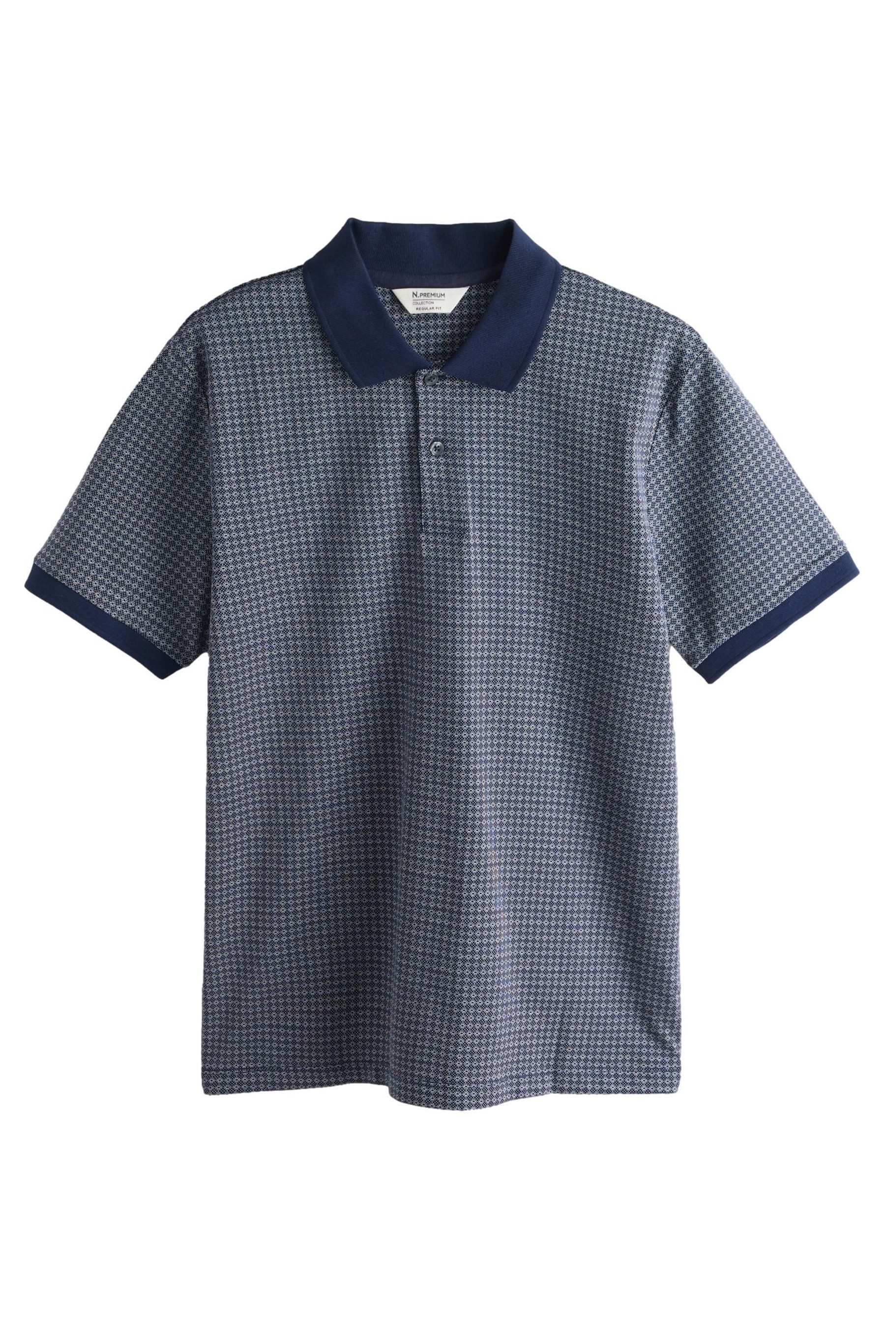 Poloshirt Gemustertes Poloshirt