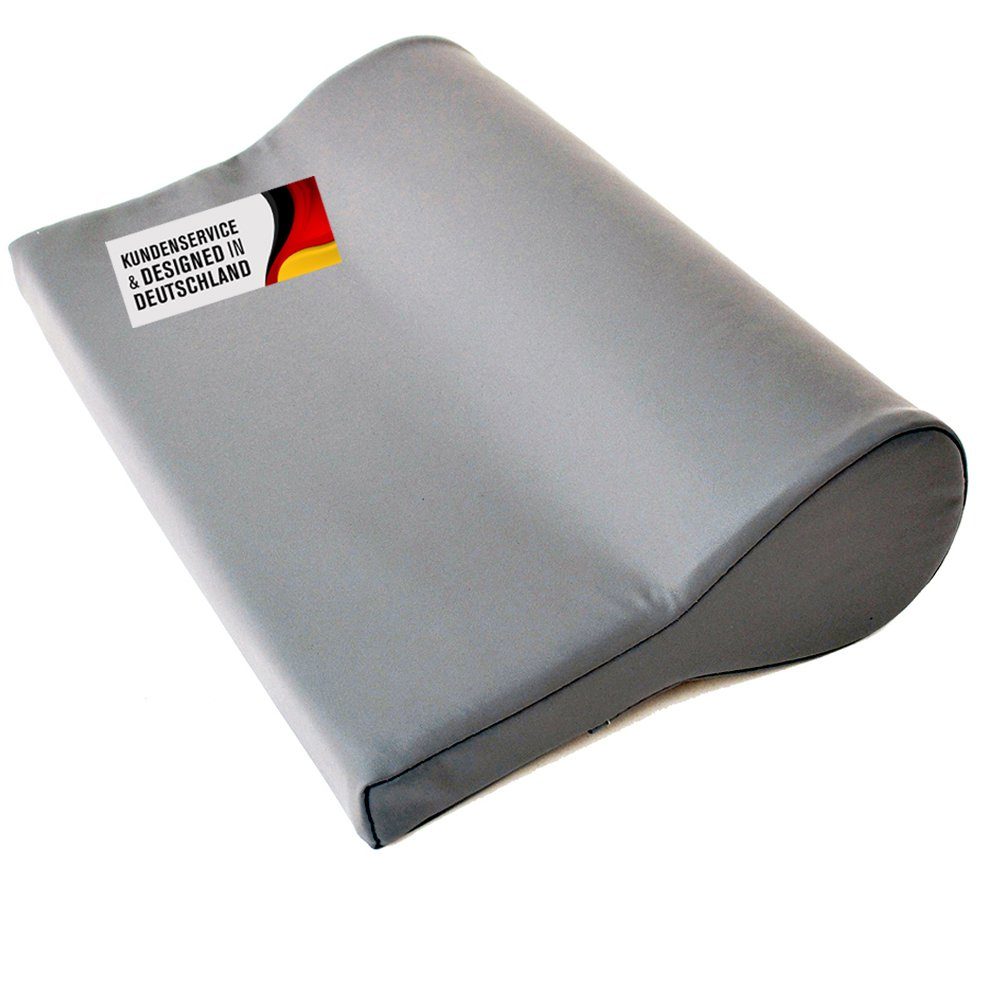 Duke-Handel Nackenkissen Nackenkissen, Nackenpolster, Nackenhörnchen, Stützkissen, 1-tlg., ölabweisender Kunstlederbezug - "Super-Soft" - angenehm und weich