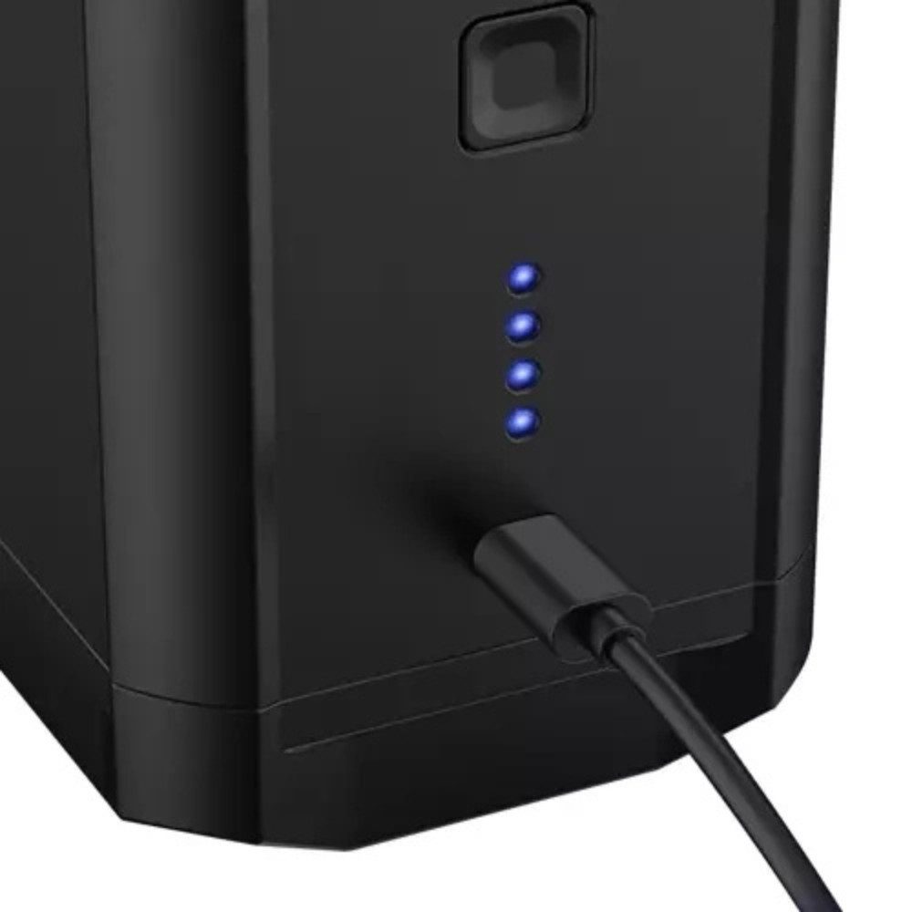 Trizand Elektropumpe Batteriebetriebene Matratzenpumpe (Spar-Set, 1-tlg., Batteriebetrieben), passt bequem in Rucksack oder Tasche, einfach zu transportieren