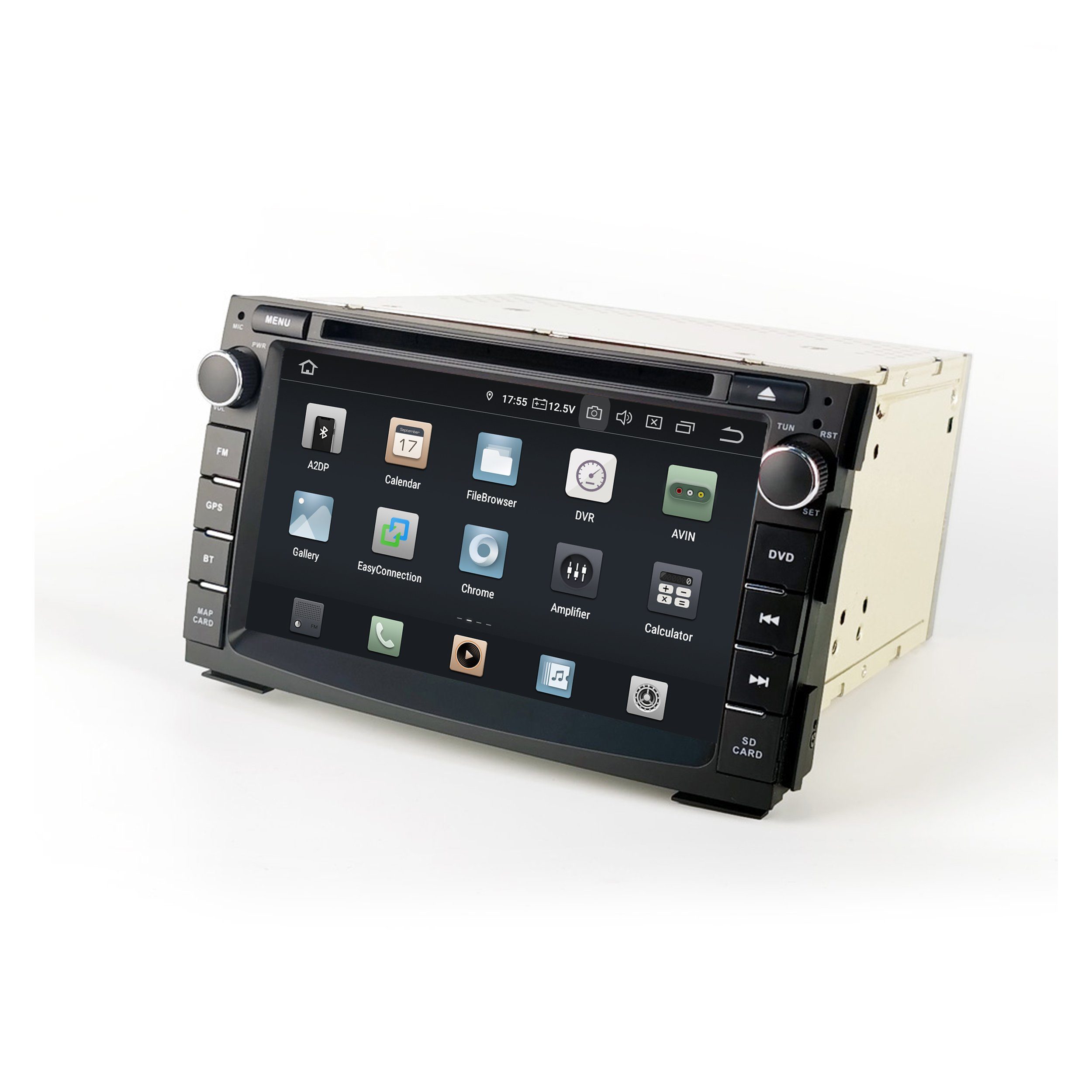 TAFFIO Für Touch DVD AndroidAuto CarPlay Venga Android Cee'd GPS 7" Kia Radio Einbau-Navigationsgerät