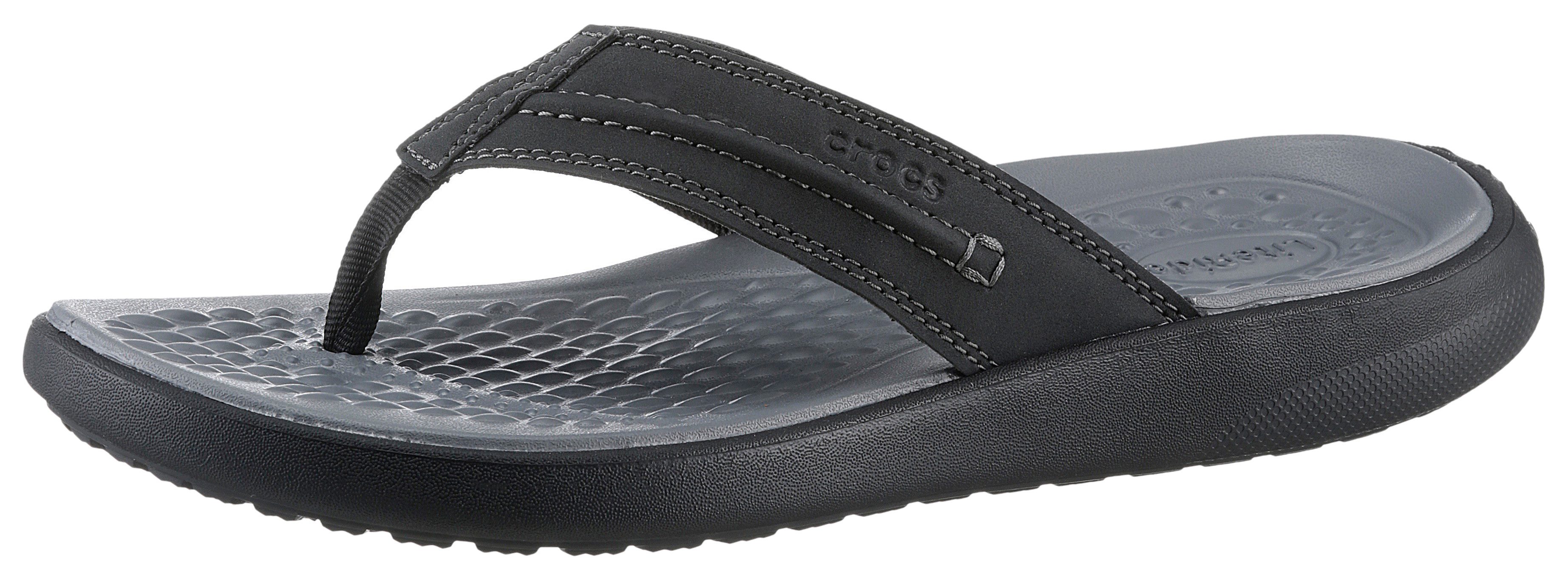 Crocs Yukon Vista II Flip Zehentrenner Sandale, Sommerschuh mit Ziernaht