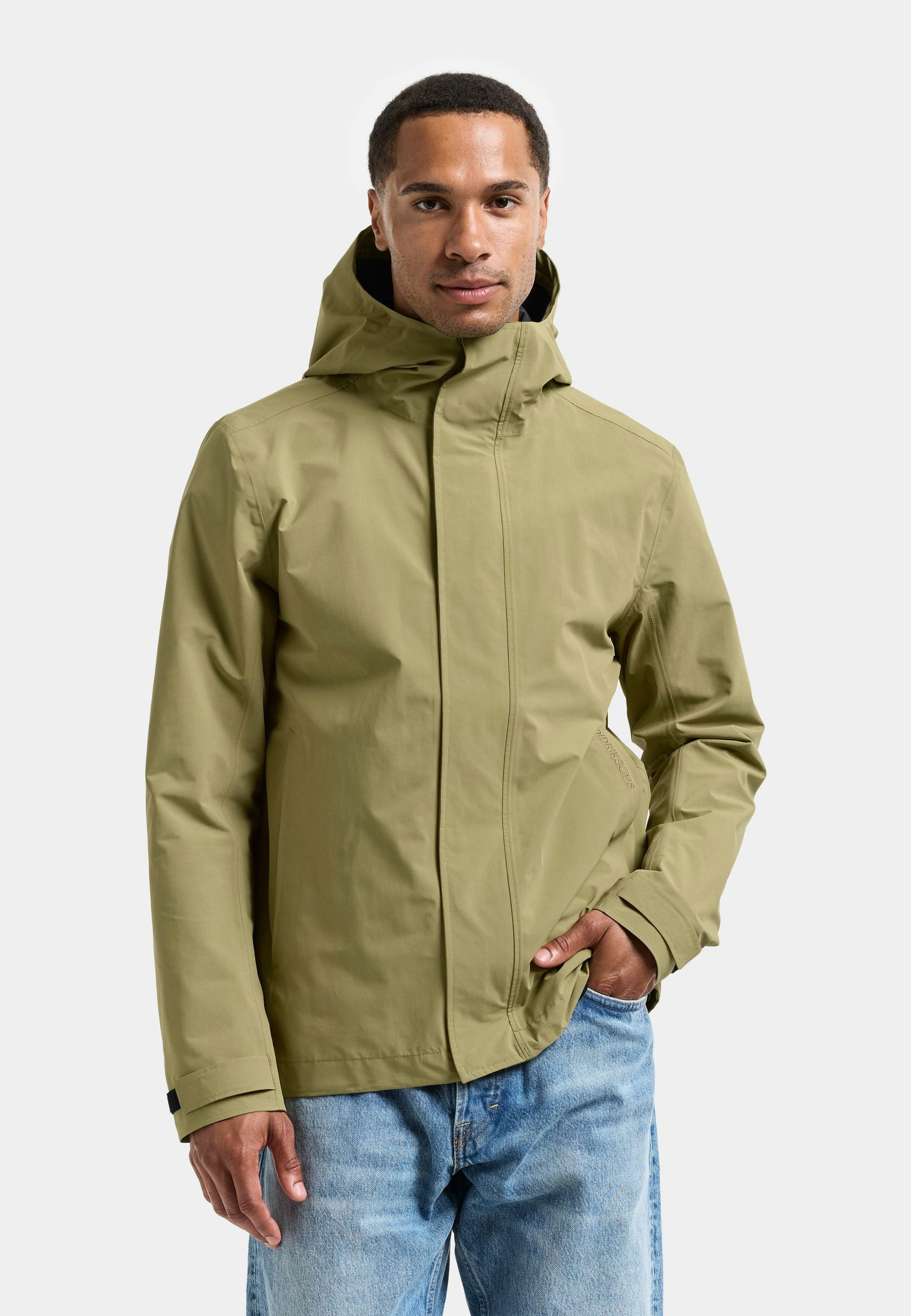 Didriksons Allwetterjacke Herren Übergangsjacke Wasserdicht LOGAN mit Kapuze mit Taschen