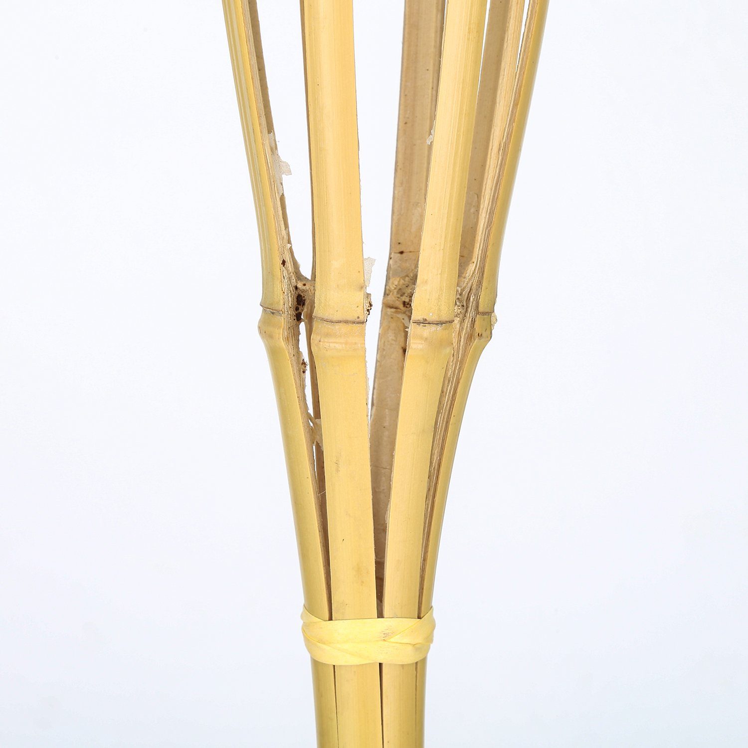 Gimisgu LED Gartenfackel Bambus Set Bambus, 10er Natur Gartenfackeln Gartenfackeln